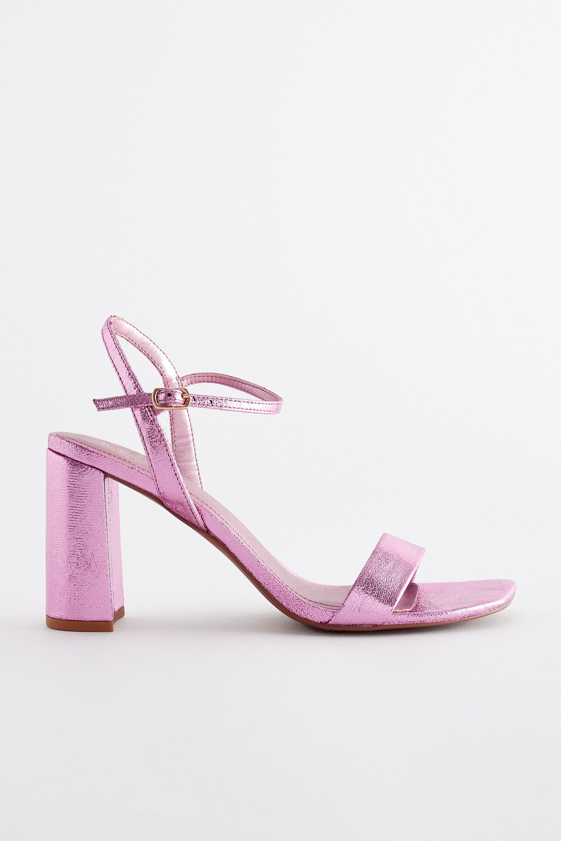 Next Forever Comfort® Sandaletten mit Blockabsatz Sandalette (1-tlg) Pink