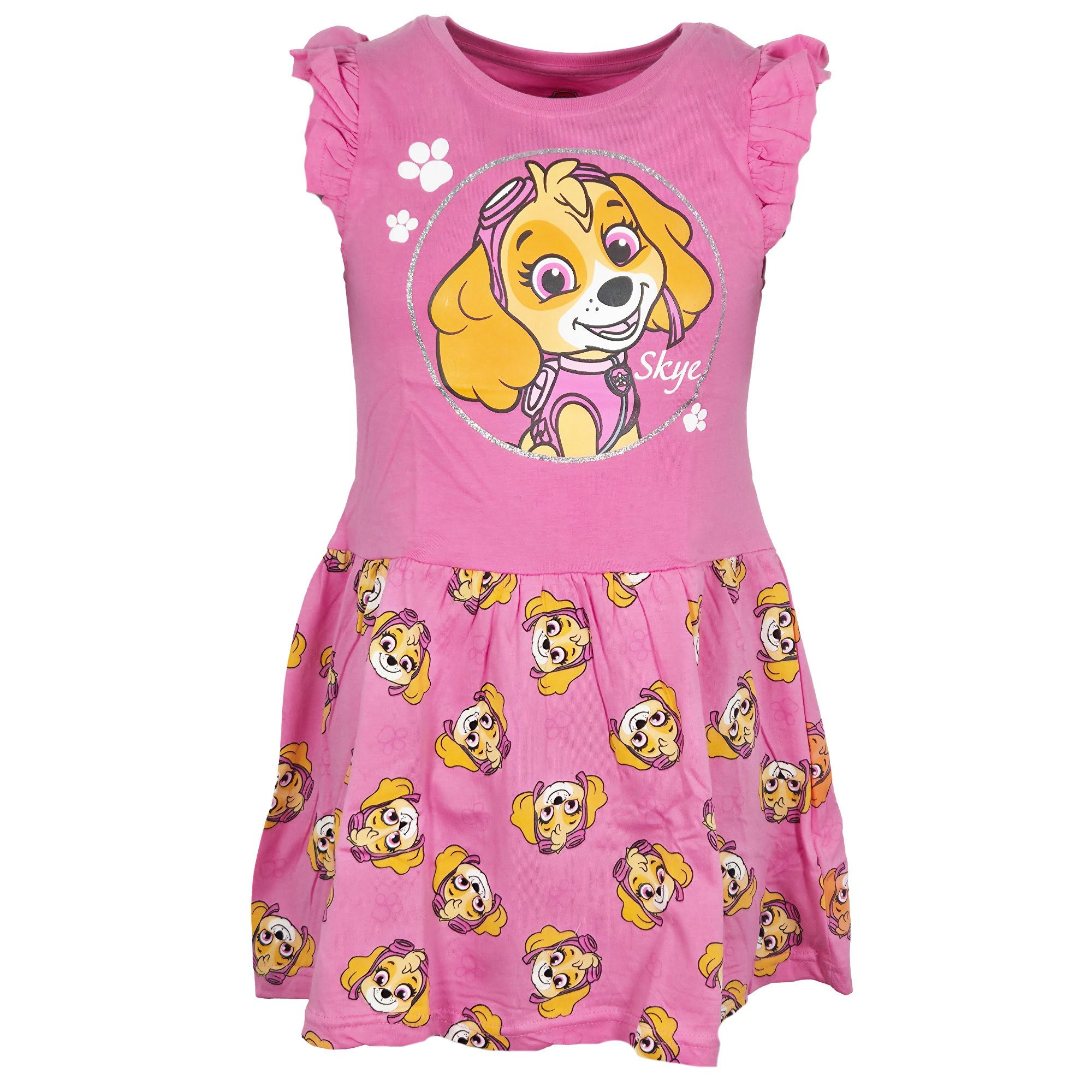 PAW PATROL Sommerkleid Paw Patrol Skye Kinder Mädchen Sommerkleid Kleid Gr. 98 bis 128