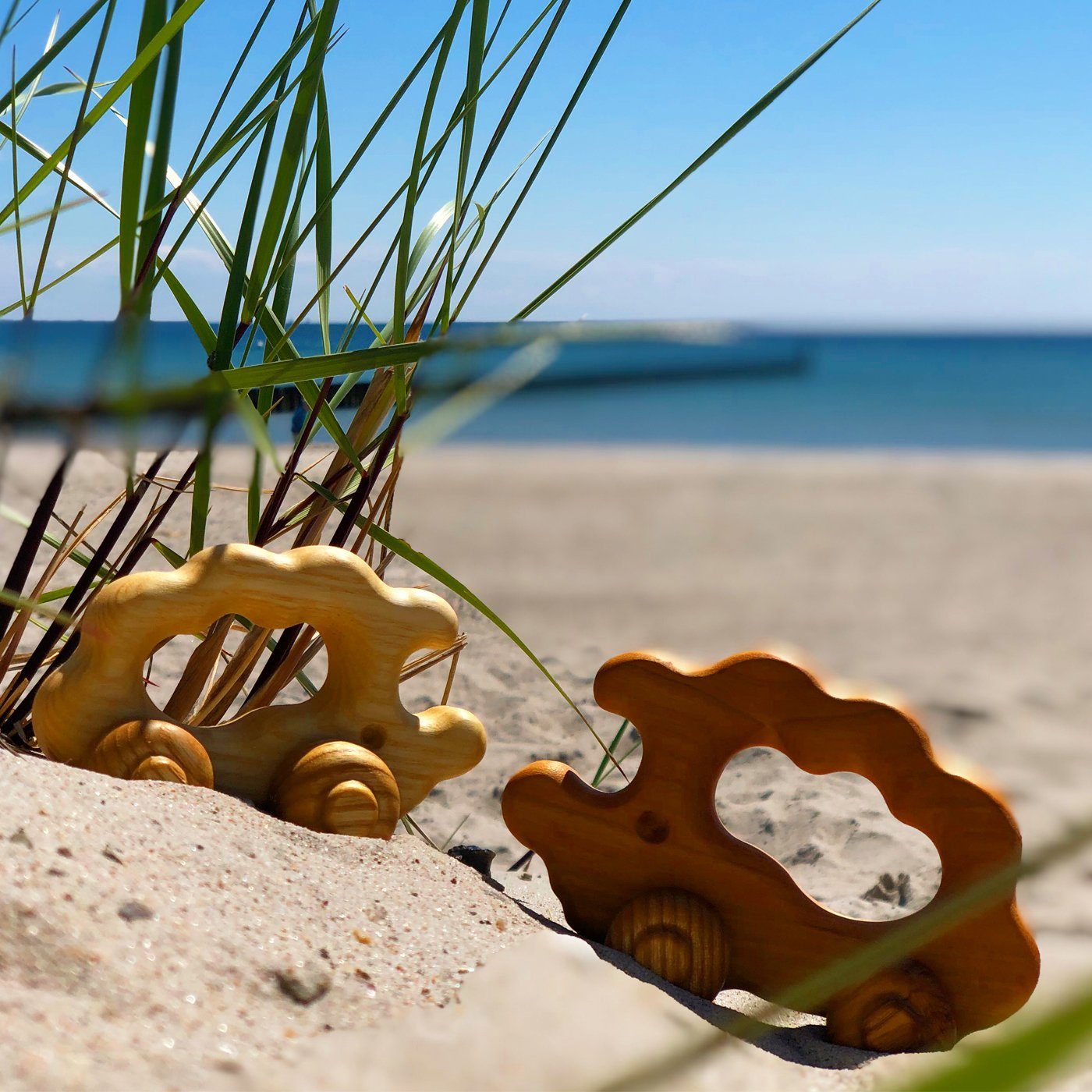 Madera Spielzeuge Greifling Spielzeugset No.4 für Babys 3er Set (spar-set, 3-tlg., Geschenke zur Geburt set), Ein Begleiter für die ersten Lebensmonate