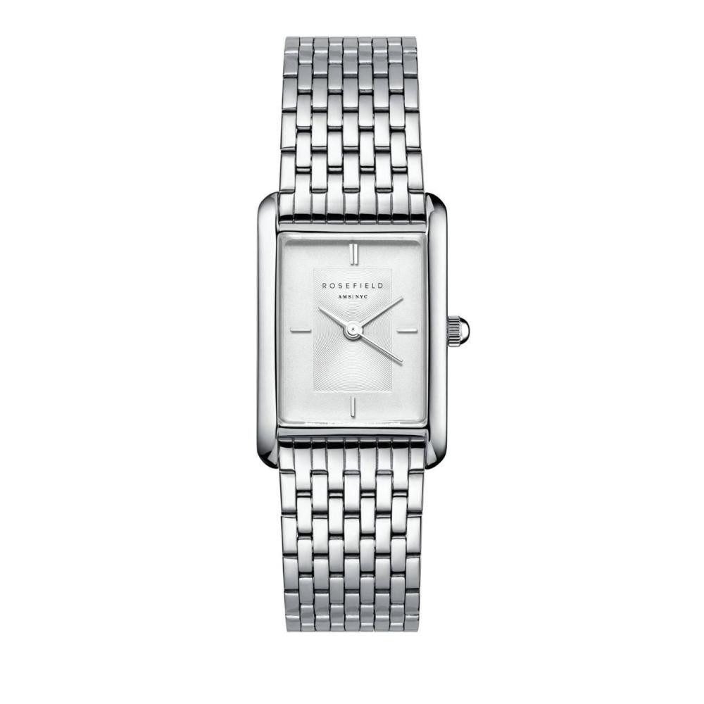 Quarzuhr ROSEFIELD Damenuhr Heirloom Silber eckig