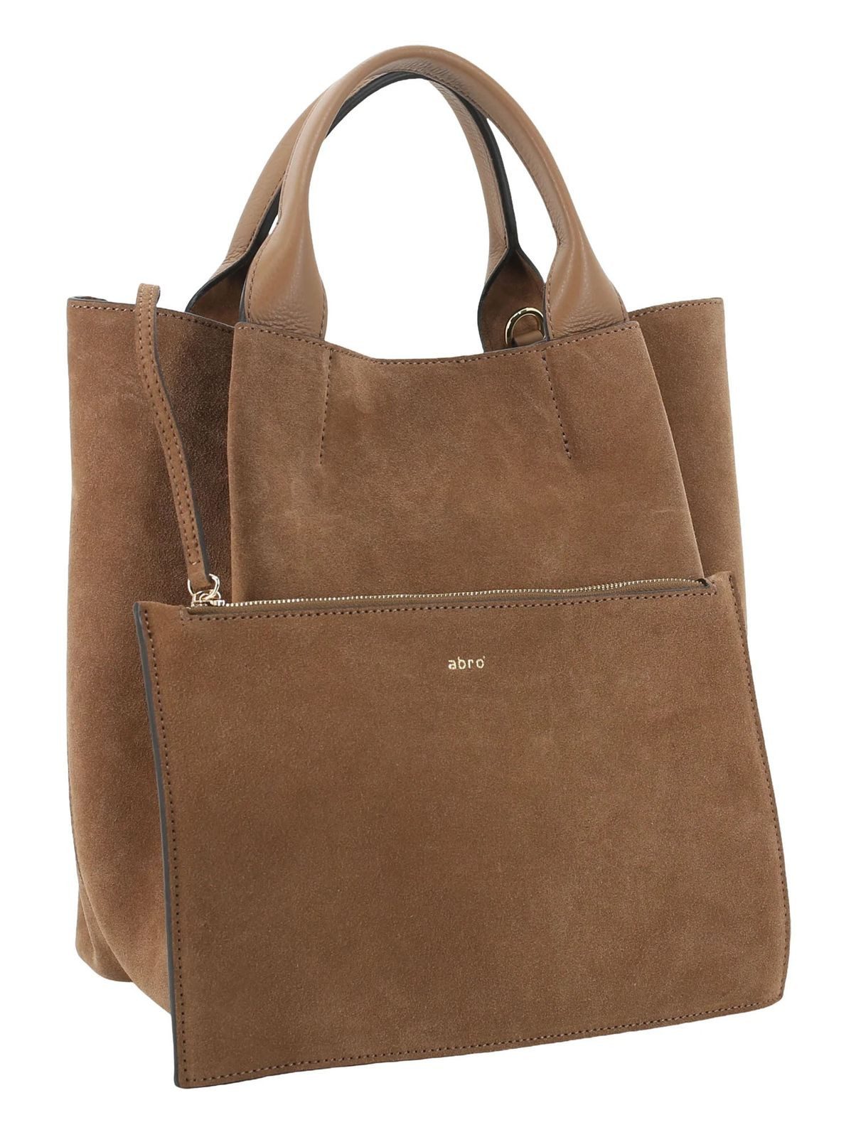 Abro Schultertasche Essential Shopper (Set, 2-tlg), aus echtem Leder günstig online kaufen