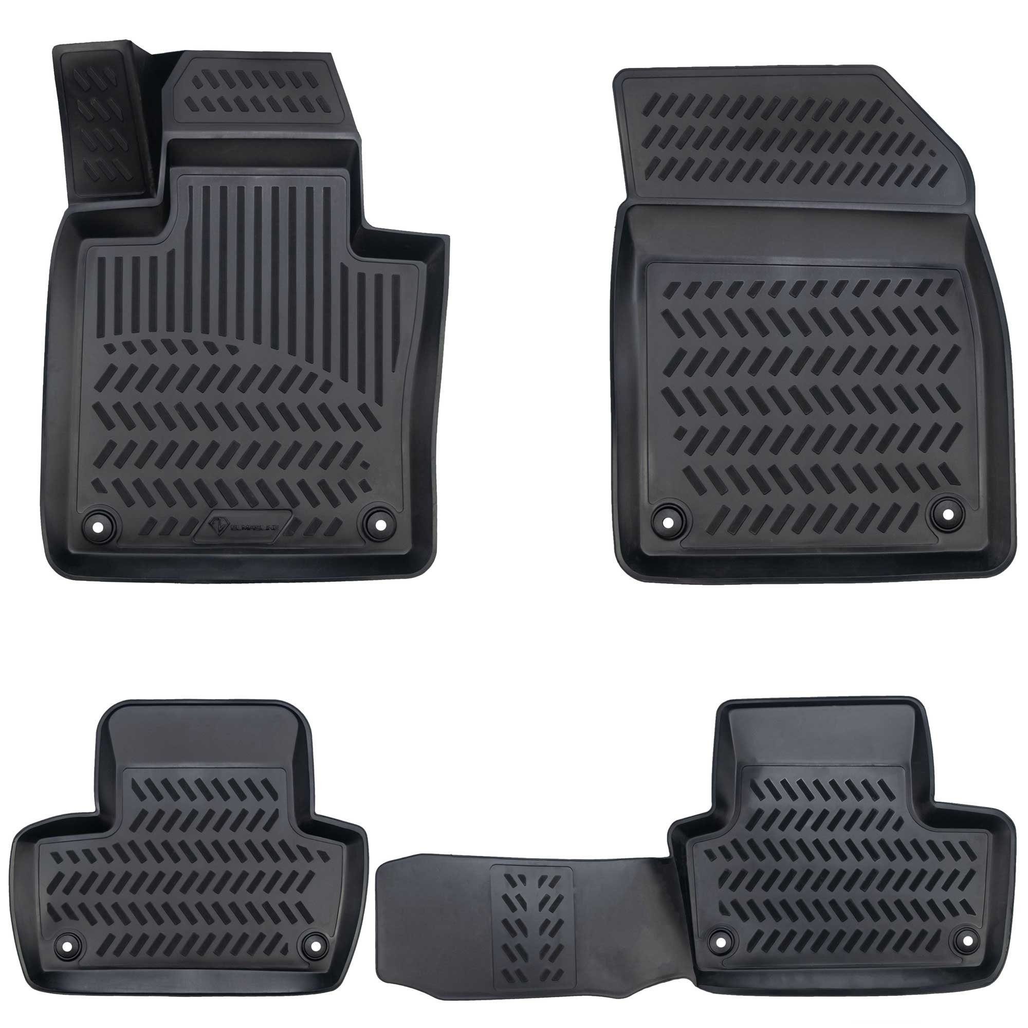 AZUGA Auto-Fußmatten Gummi-Fußmatten passend für Volvo XC60 ab 7