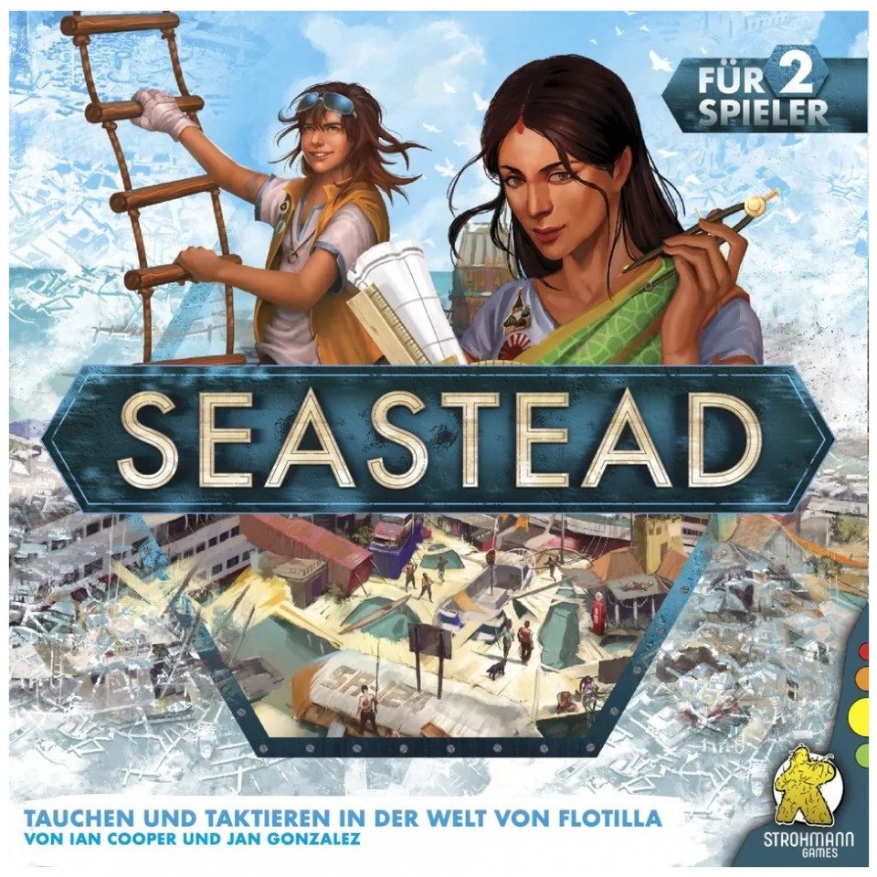 Strohmann Games Spiel, Seastead - deutsch