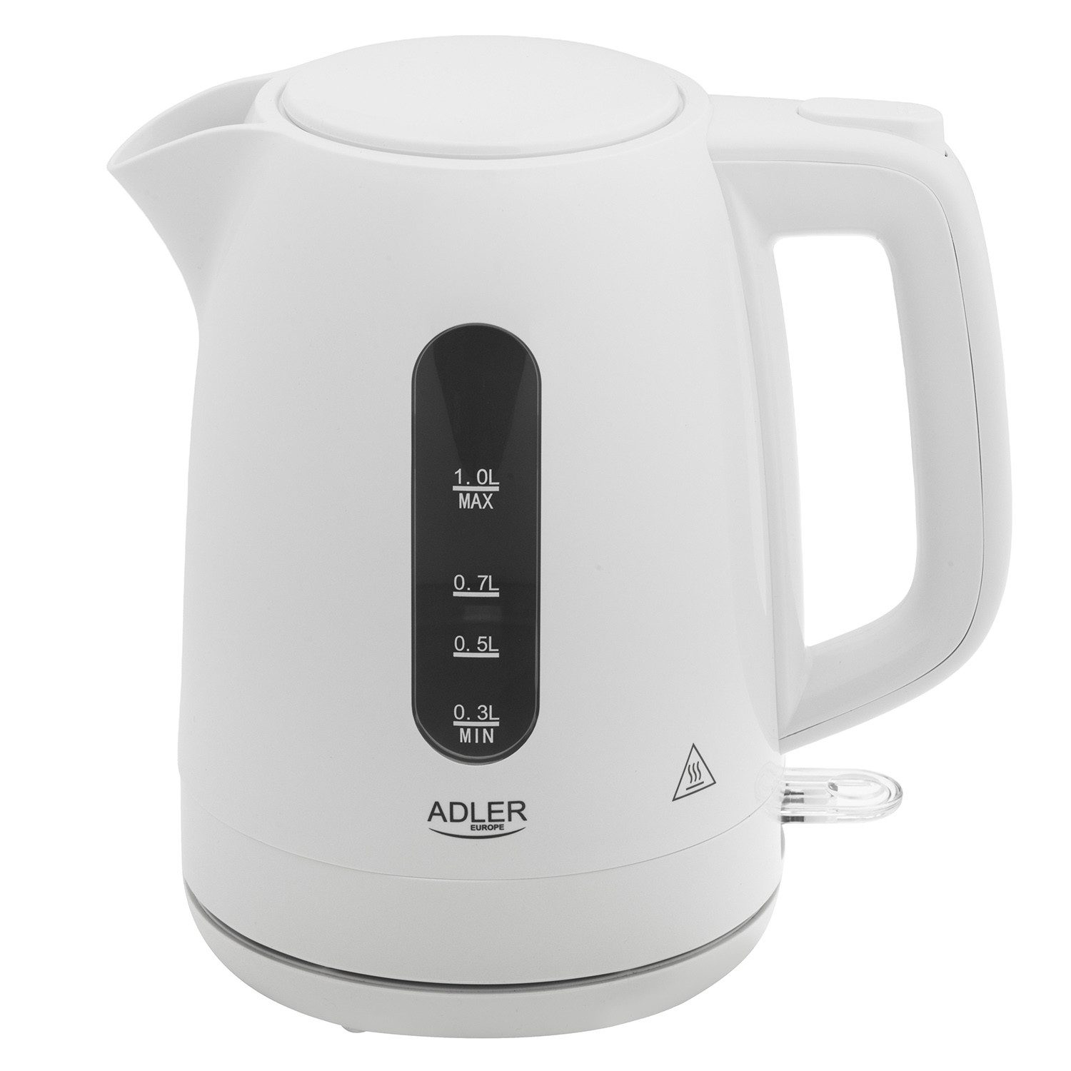 Adler Wasserkocher Adler AD 1380w Wasserkocher 1,0L weiß, 2200W