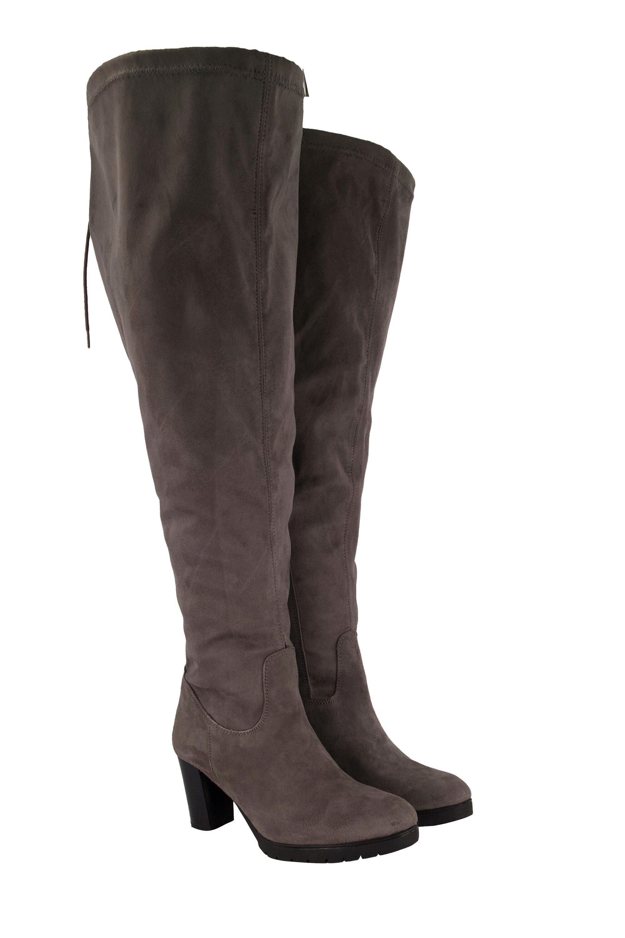 Ulla Popken Overknee-Stiefel XL-Schaft Weite H Stiefel günstig online kaufen
