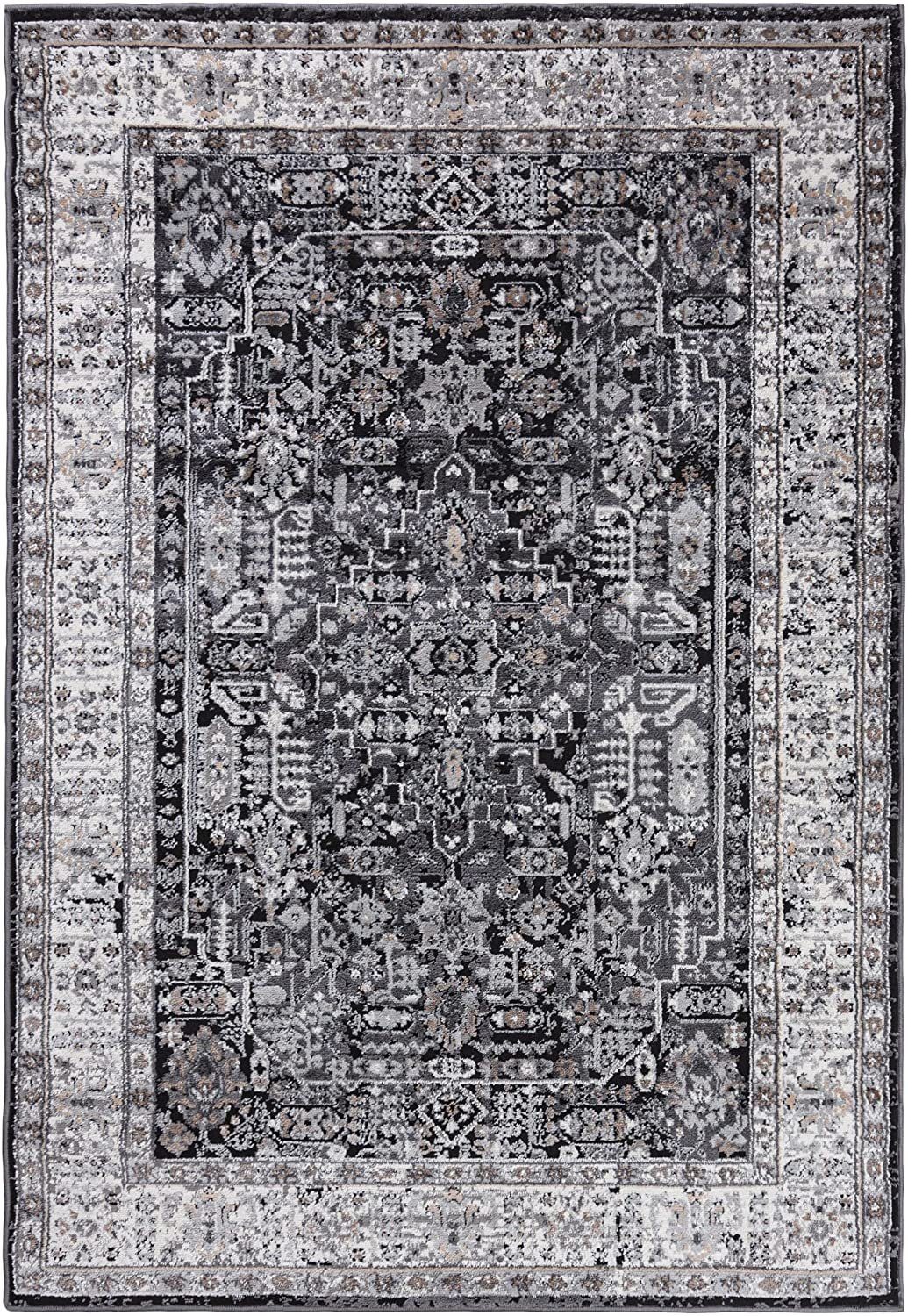 Orientteppich DY-IDAHO-ORIENTAL, Mazovia, 80x150, Geometrisch, Vintage, Kurzflor, Gemustert, Orientalisch