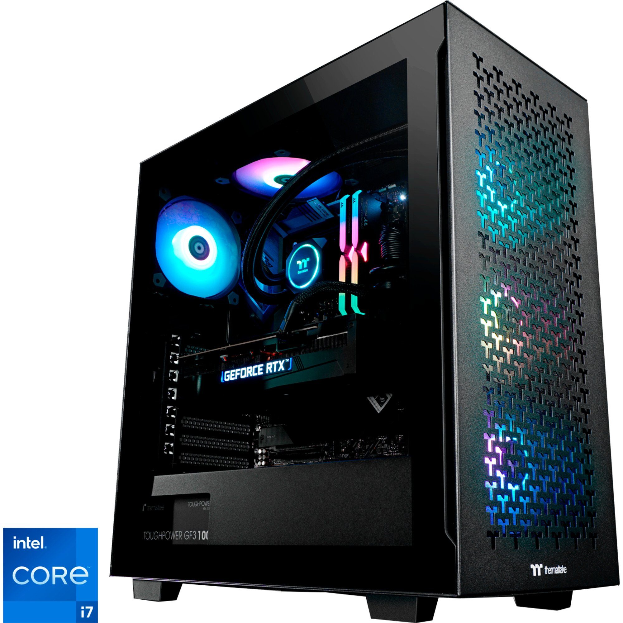 Thermaltake Thermaltake Prospero Black, Gaming-PC, (Windows 11 PC (Intel Core i7, GeForce RTX 4080, 32 GB RAM)