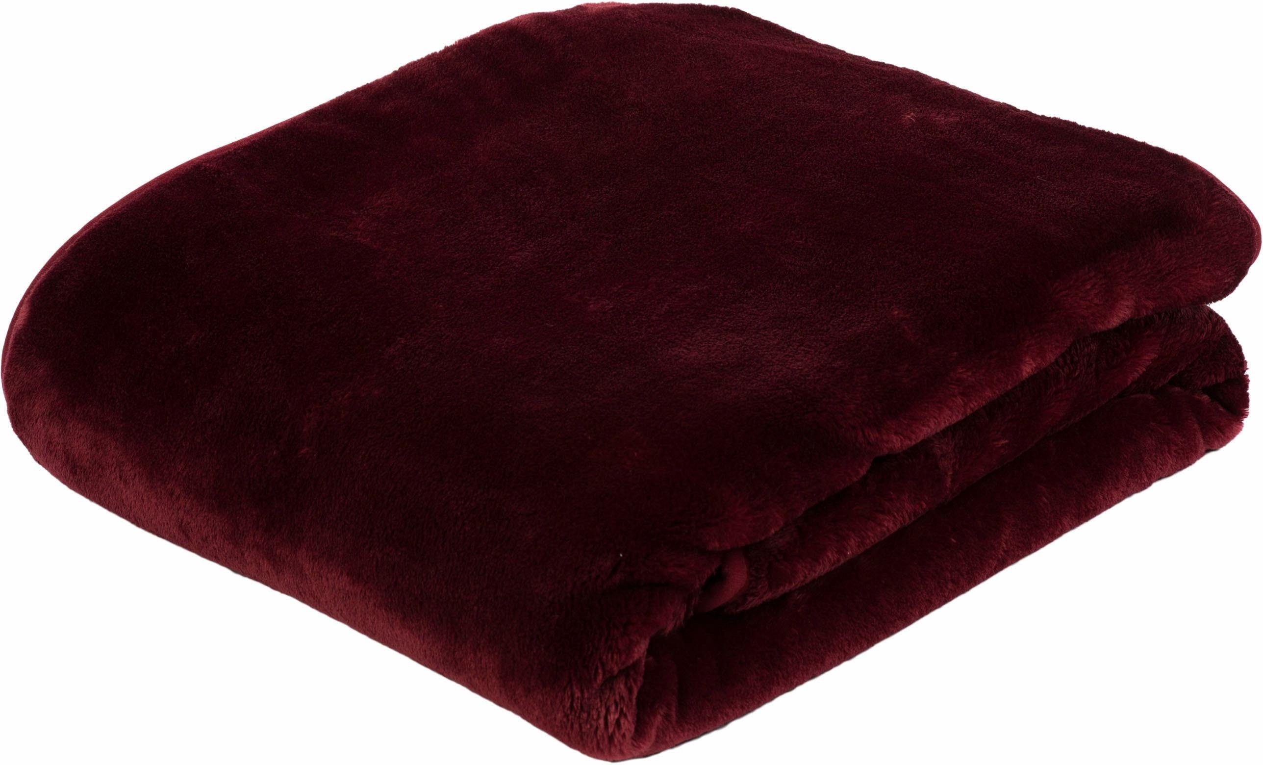 Gözze Wohndecke "Premium Cashmere Feeling" mit premium Cashmere Feeling, Ku günstig online kaufen