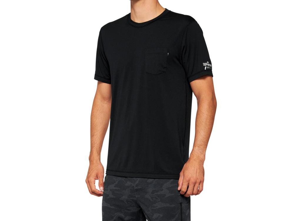 100% Funktionsshirt 100% Mission Athletic T-Shirt, black, L