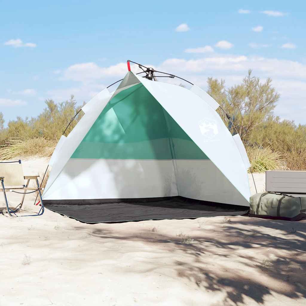 vidaXL Kuppelzelt Strandzelt Seegrün Quick Release günstig online kaufen