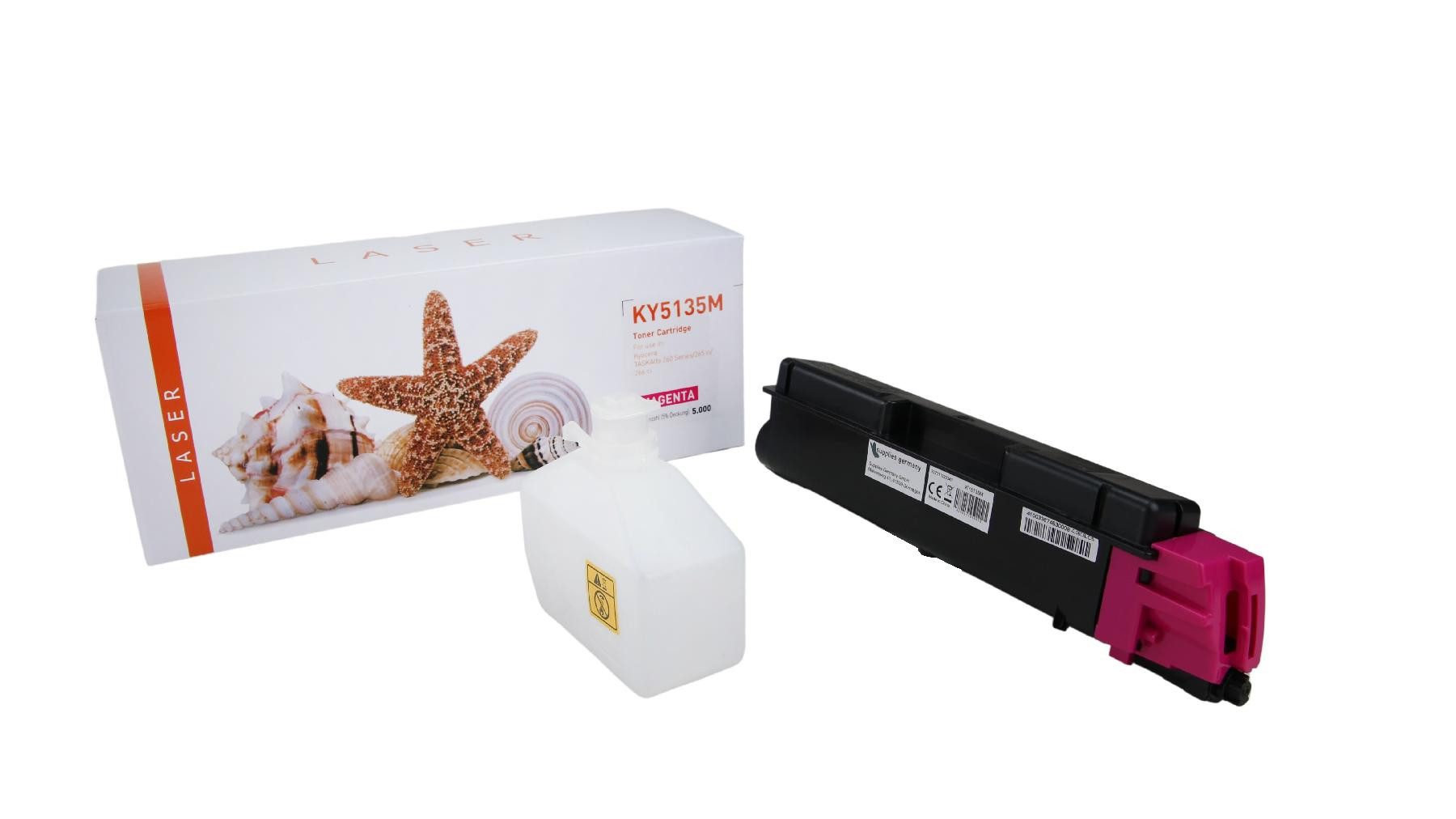 Supplies Germany Tonerkartusche 5.000 Seiten, (1-St), Toner-Kit magenta magenta 5000 Seiten