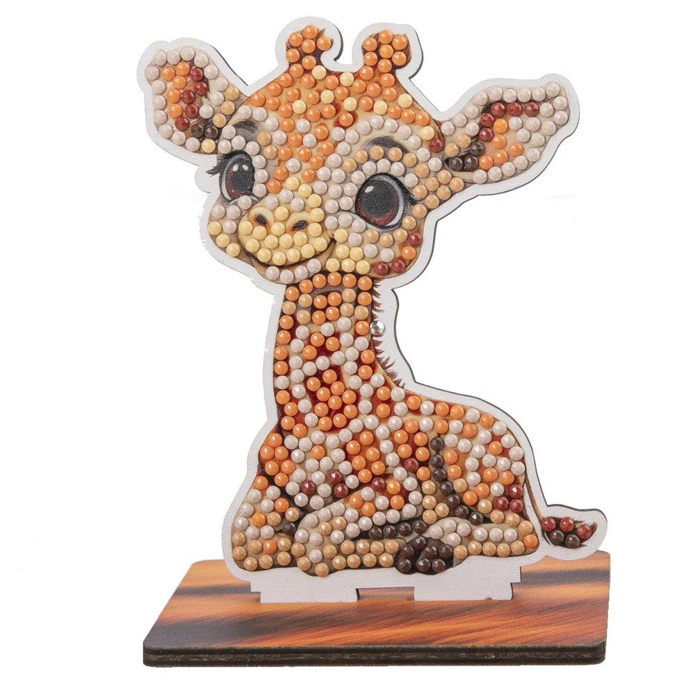 CRAFT Buddy Kreativset Crystal Art Buddies - Steckfigur Giraffe