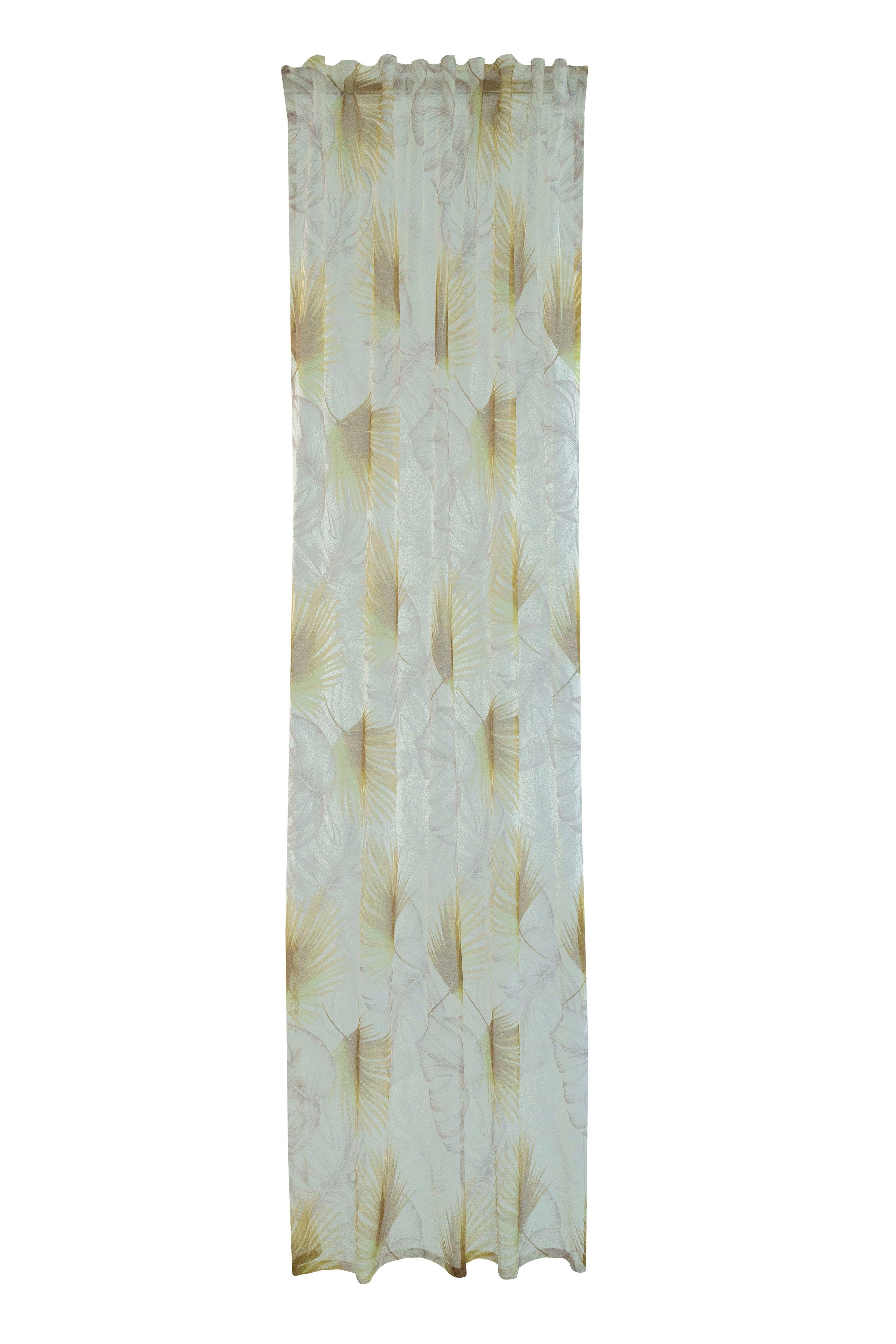 HOMING Vorhang Adeon (1 St), verdeckte Schlaufen, transparent, Fertigschal Adeon