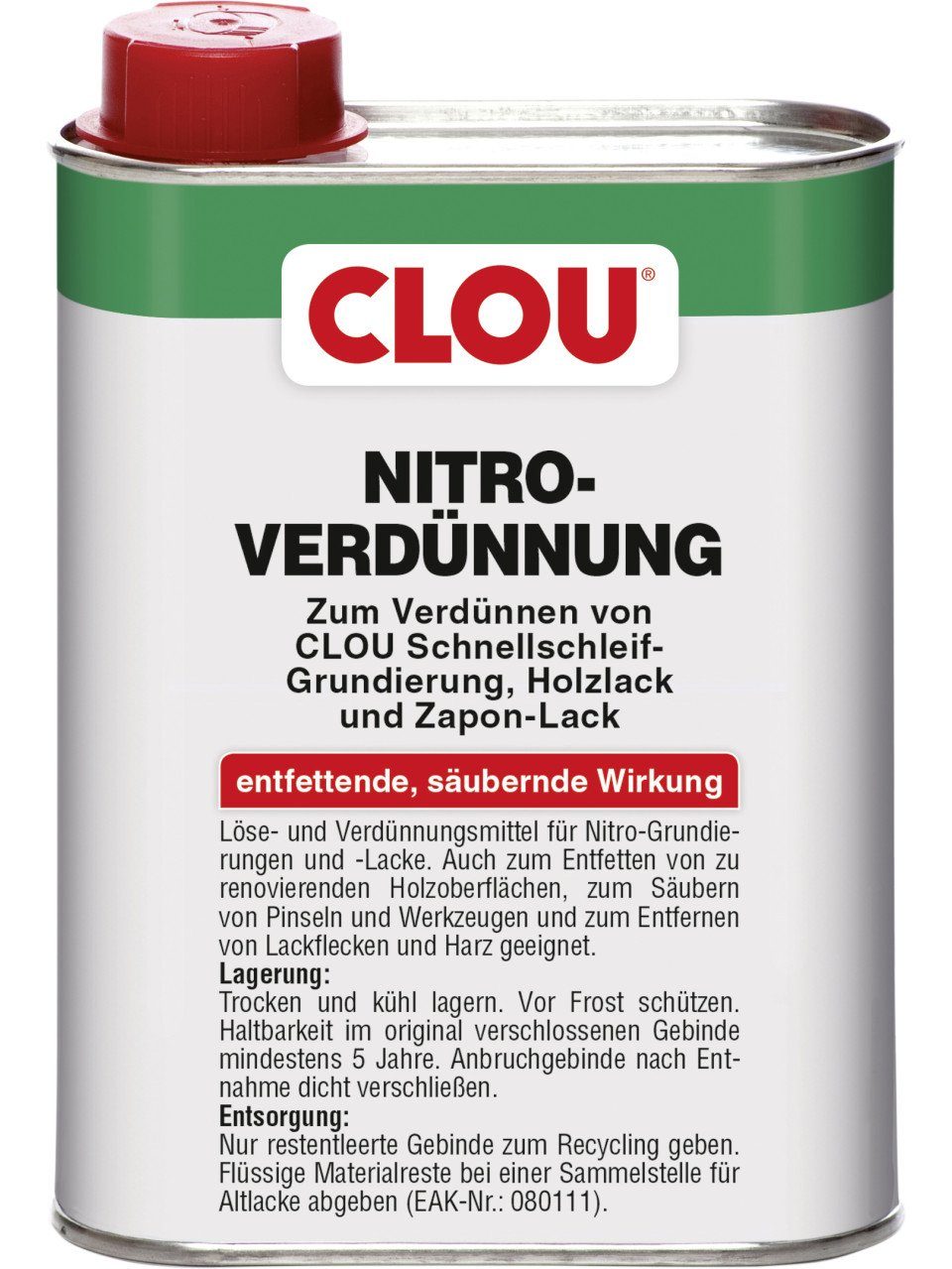 CLOU Universal-Verdünner Clou Nitro Verdünnung V2 250 ml