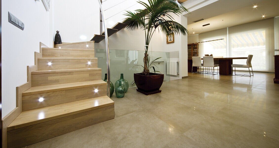 Beige, Boden Fliesen Boden Bodenfliese, JVmoebel 14m² Luxus 60x60 Belag Marmor Wand Naturstein