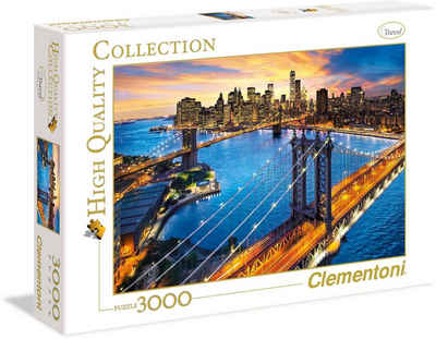Clementoni® Puzzle High Quality Collection, New York, 3000 Puzzleteile, Made in Europe, FSC® - schützt Wald - weltweit