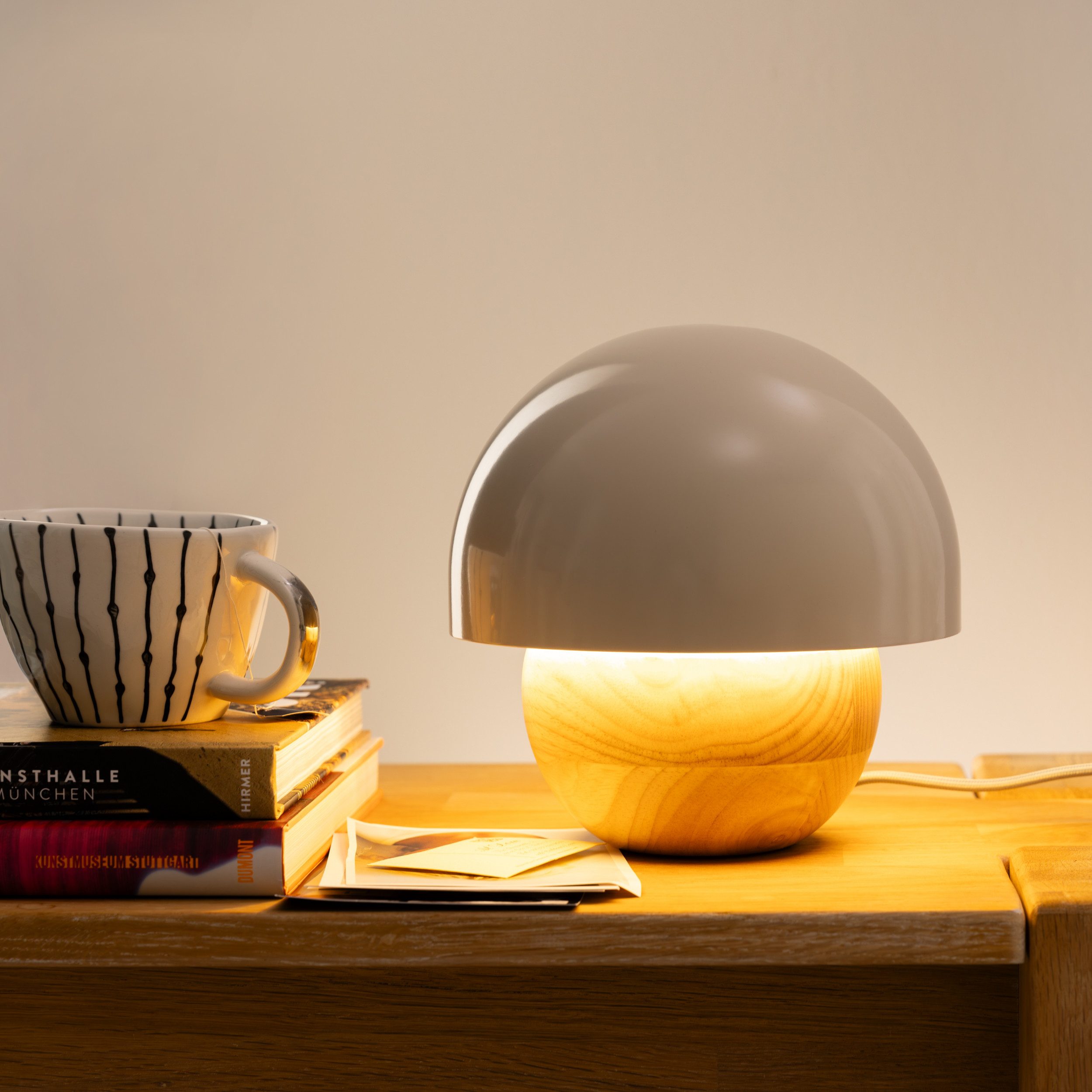 Lightbox Tischleuchte, ohne Leuchtmittel, Pilz Tischlampe 20 cm Höhe & 20 c günstig online kaufen