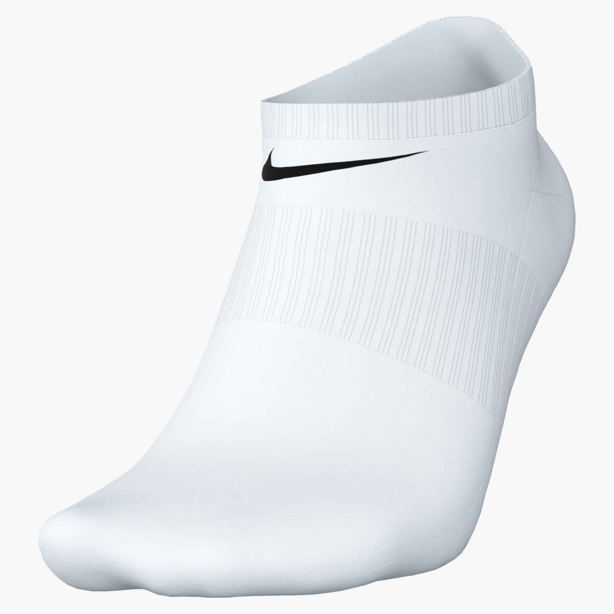 Nike Funktionssocken EVERYDAY CUSHIONED TRAINING NO-SHOW (Packung, 3-Paar) dicke Frottee-Sohle, mit Dri-FIT-Technologie, niedrige Passform
