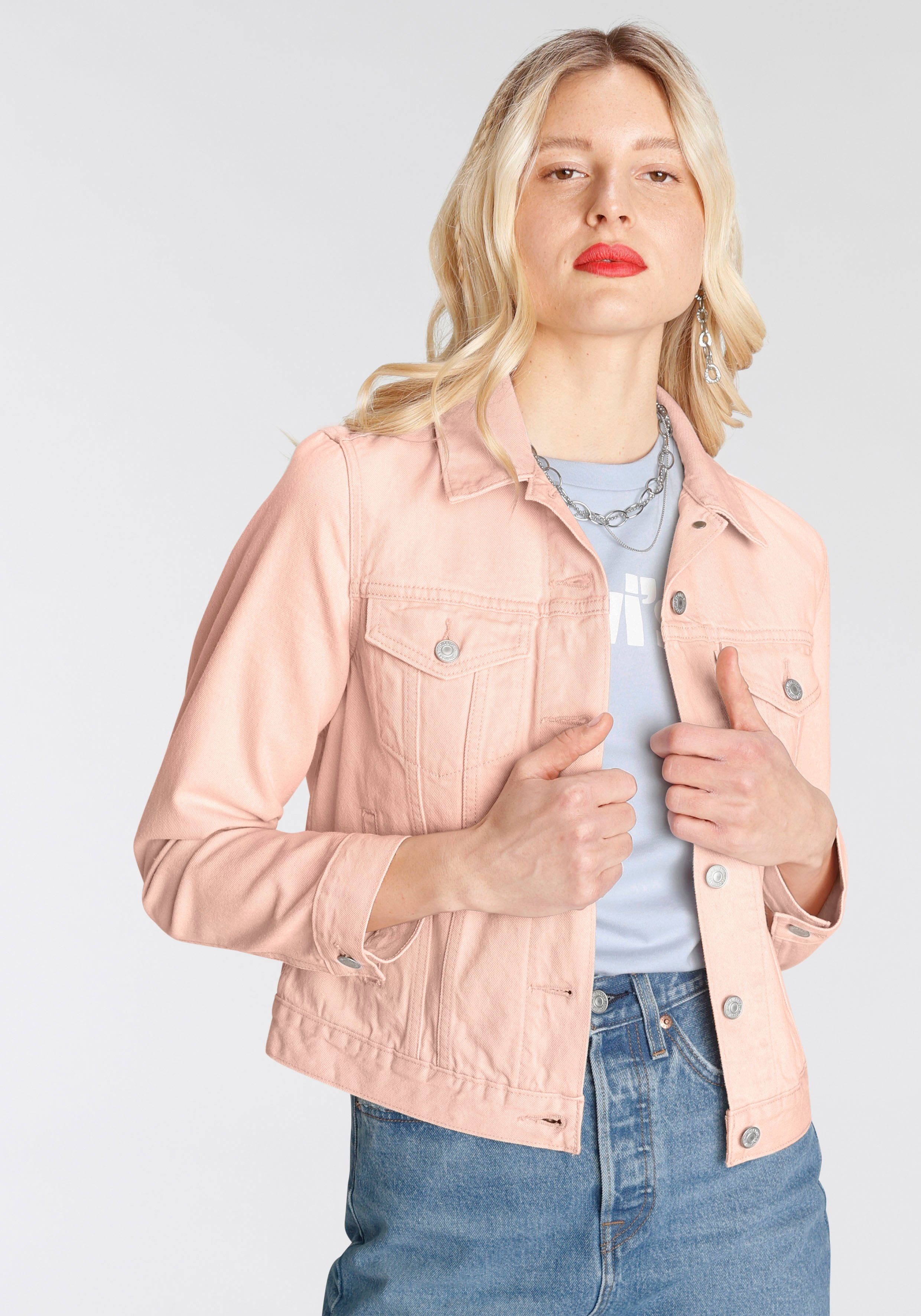 Rosa Jeansjacken für Damen kaufen » Pinke Jeansjacken | OTTO