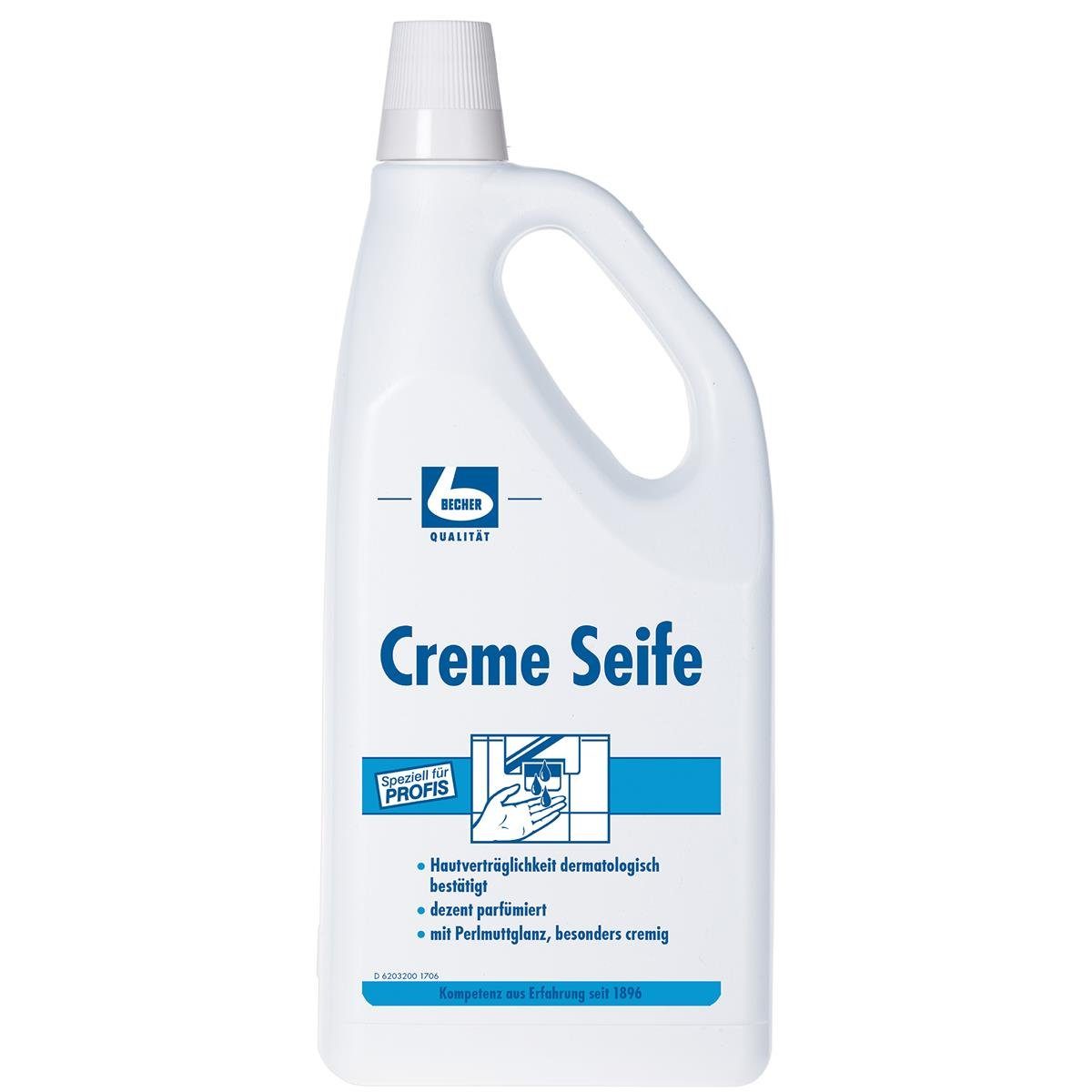 Dr. Becher Handseife Dr. Becher Creme Seife 2 Liter auch zum Duschen/Baden geeignet (1er Pa