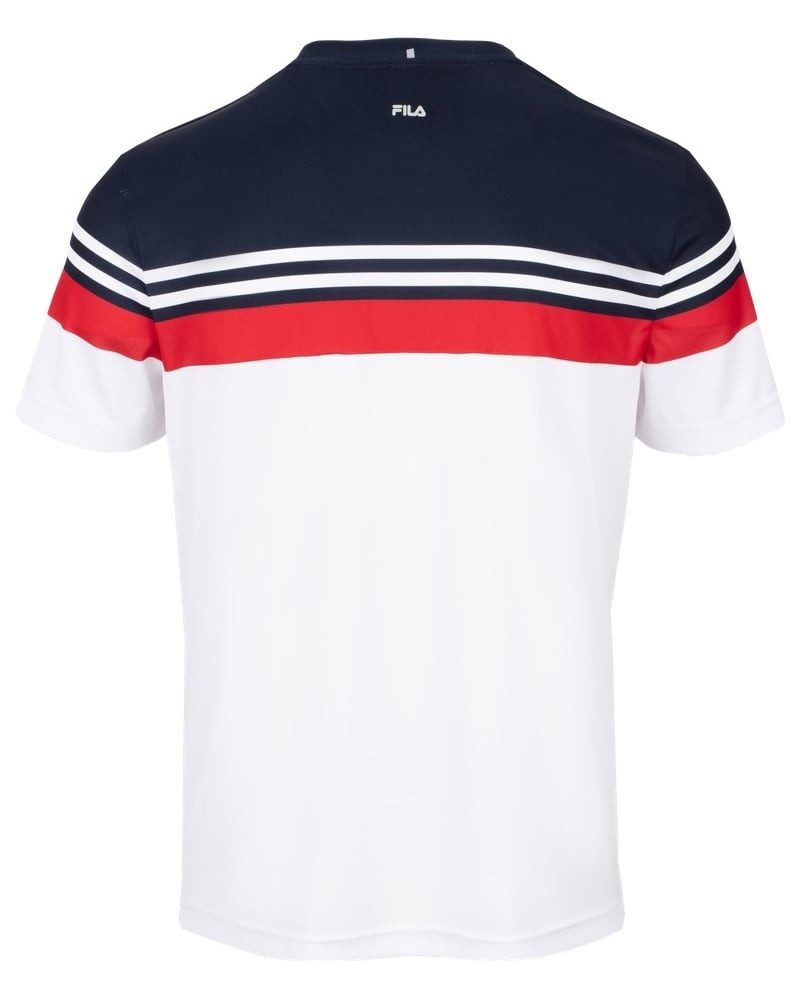Fila T-Shirt Malte weiss/rot Herren günstig online kaufen