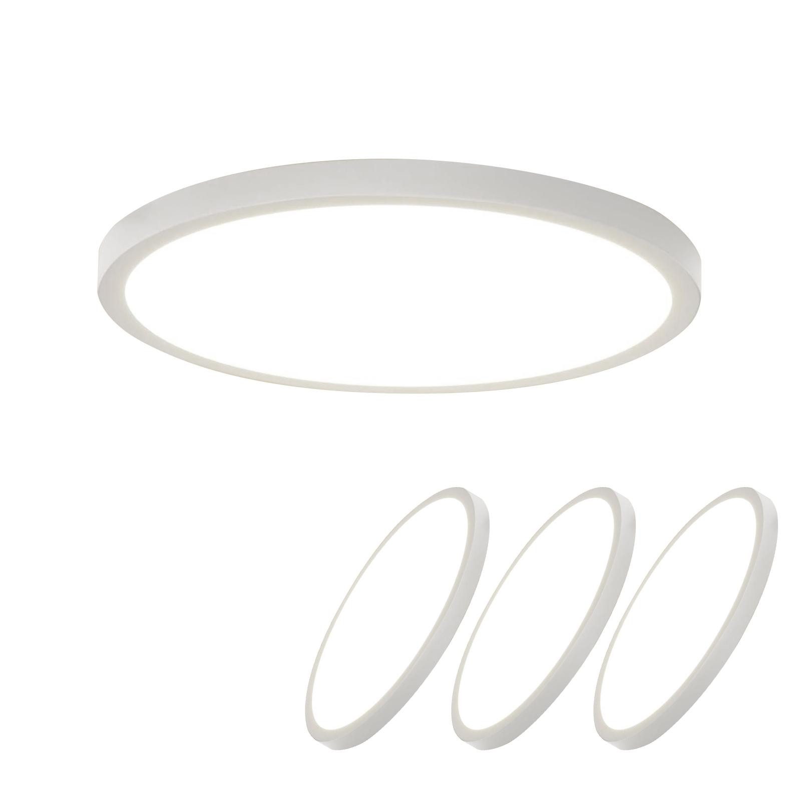 Nettlife LED Panel Deckenleuchte Schwarz Rund günstig online kaufen