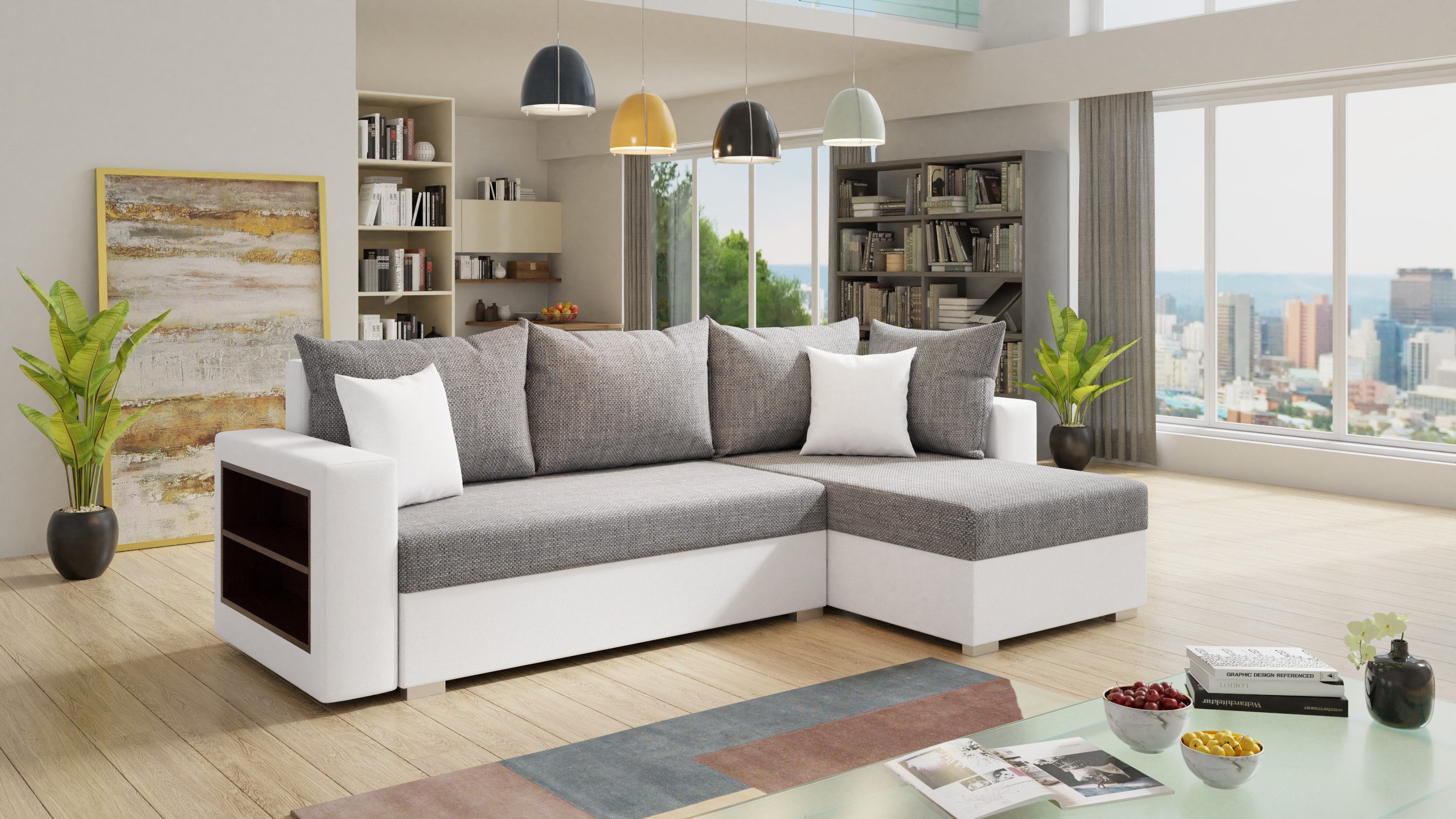 Sofnet Ecksofa Lord, mit Schlaffunktion und günstig online kaufen