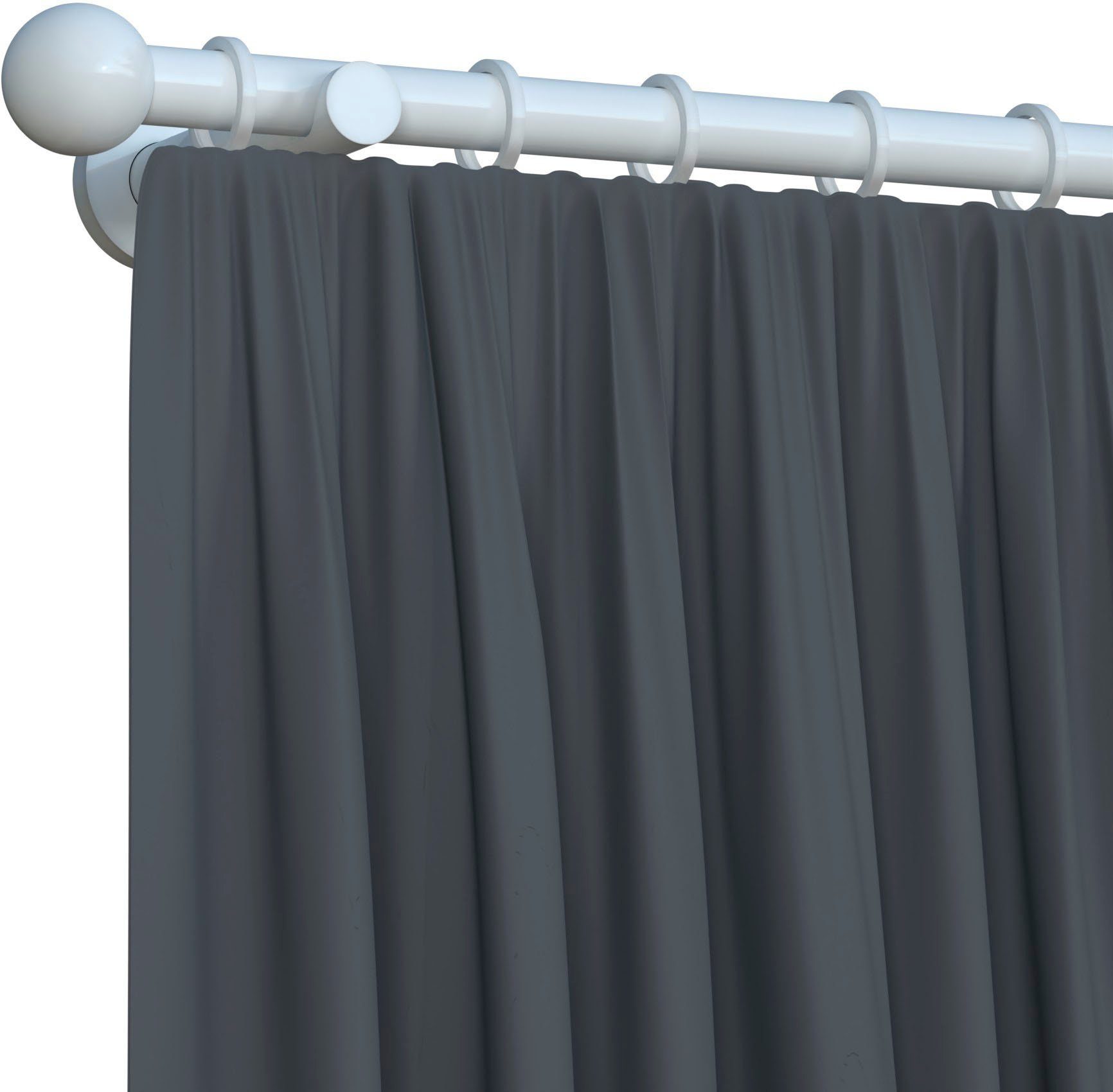 indeko Gardinenstange Colombes, Ø 20 mm, 1-läufig, Wunschmaßlänge, verschra günstig online kaufen