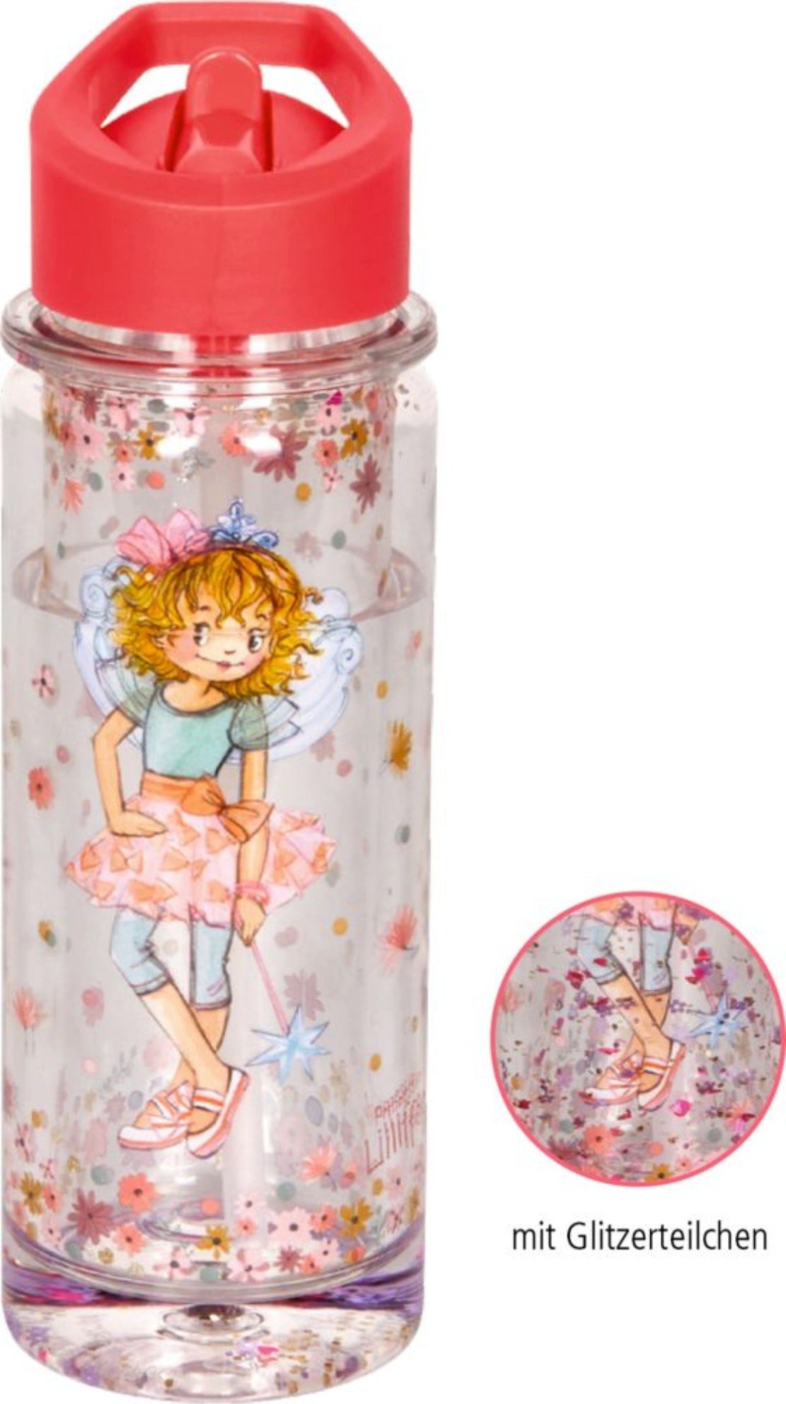 COPPENRATH DIE SPIEGELBURG Spiel Glitzer-Trinkflasche 0,3 l Prinzessin Lillifee – Spiegelburg