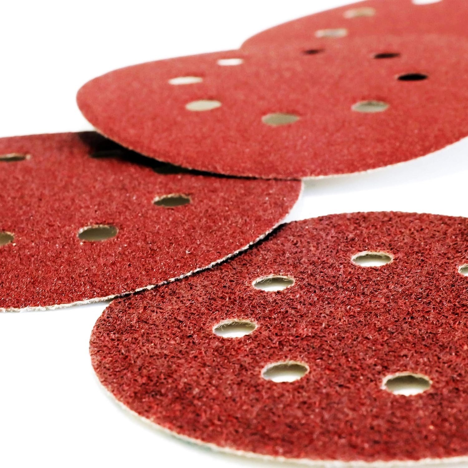 S&R Schleifpapier Klett Schleifpapier Professional, Set Ø 125 mm, (Set, 60 St., je 10x P40, P60, P80, P120, P180, P240), 8 Löcher, Schleifblätter für Exzenterschleifer