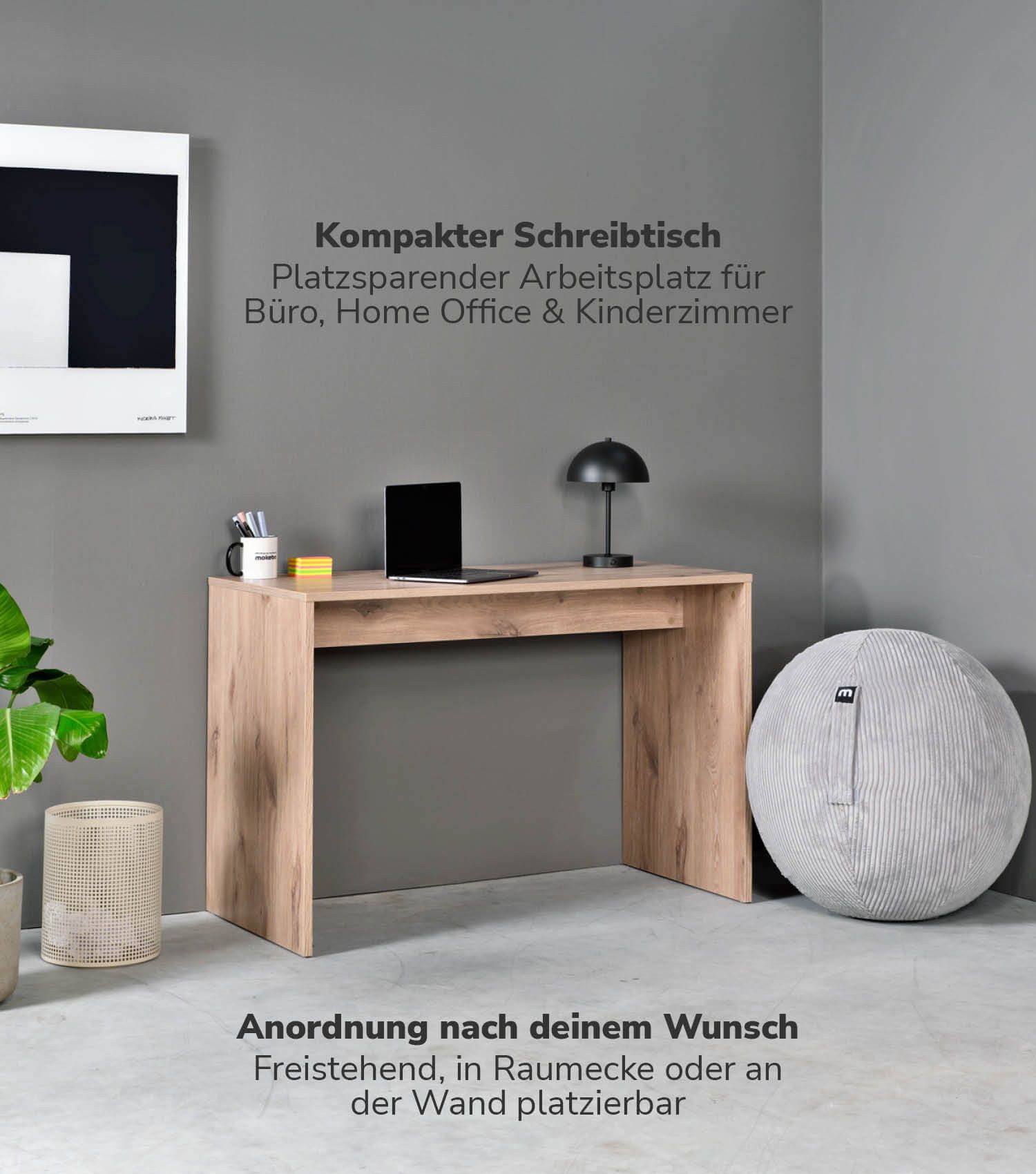 mokebo Schreibtisch Der Produktive, Bürotisch, Arbeitstisch, günstig online kaufen