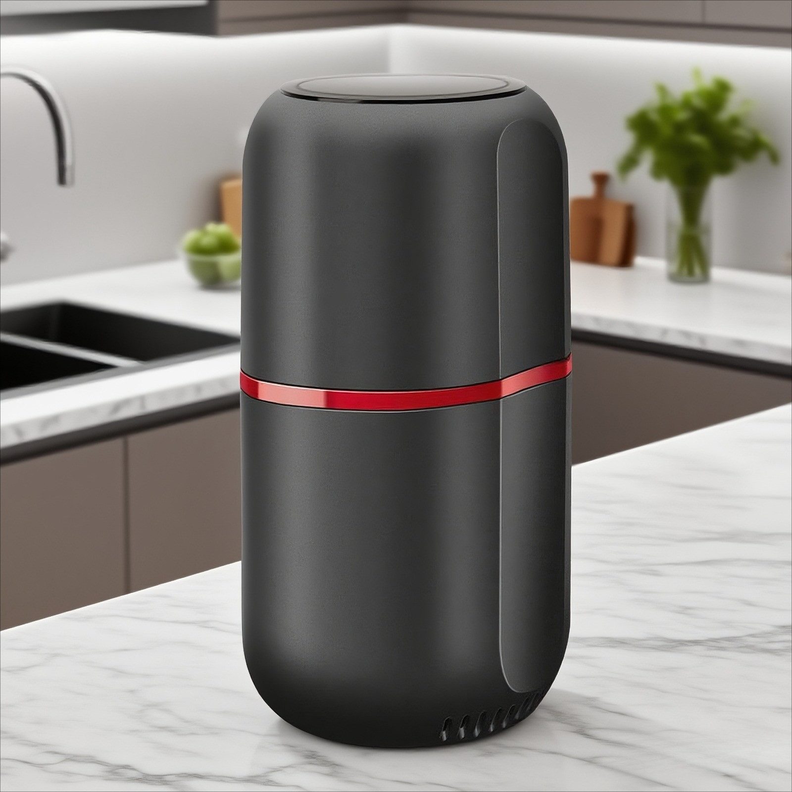 REDOM Kaffeemühle Elektrische Mahlwerk Gewürzmühle Universal Küchenmaschine, 150,00 W, Elektrischer Kaffeemühlen- und Gewürzmixer, 120,00 g Bohnenbehälter, Hochleistungsmotor Schnell und Gleichmäßiges Mahlen für Kaffee Gewürze