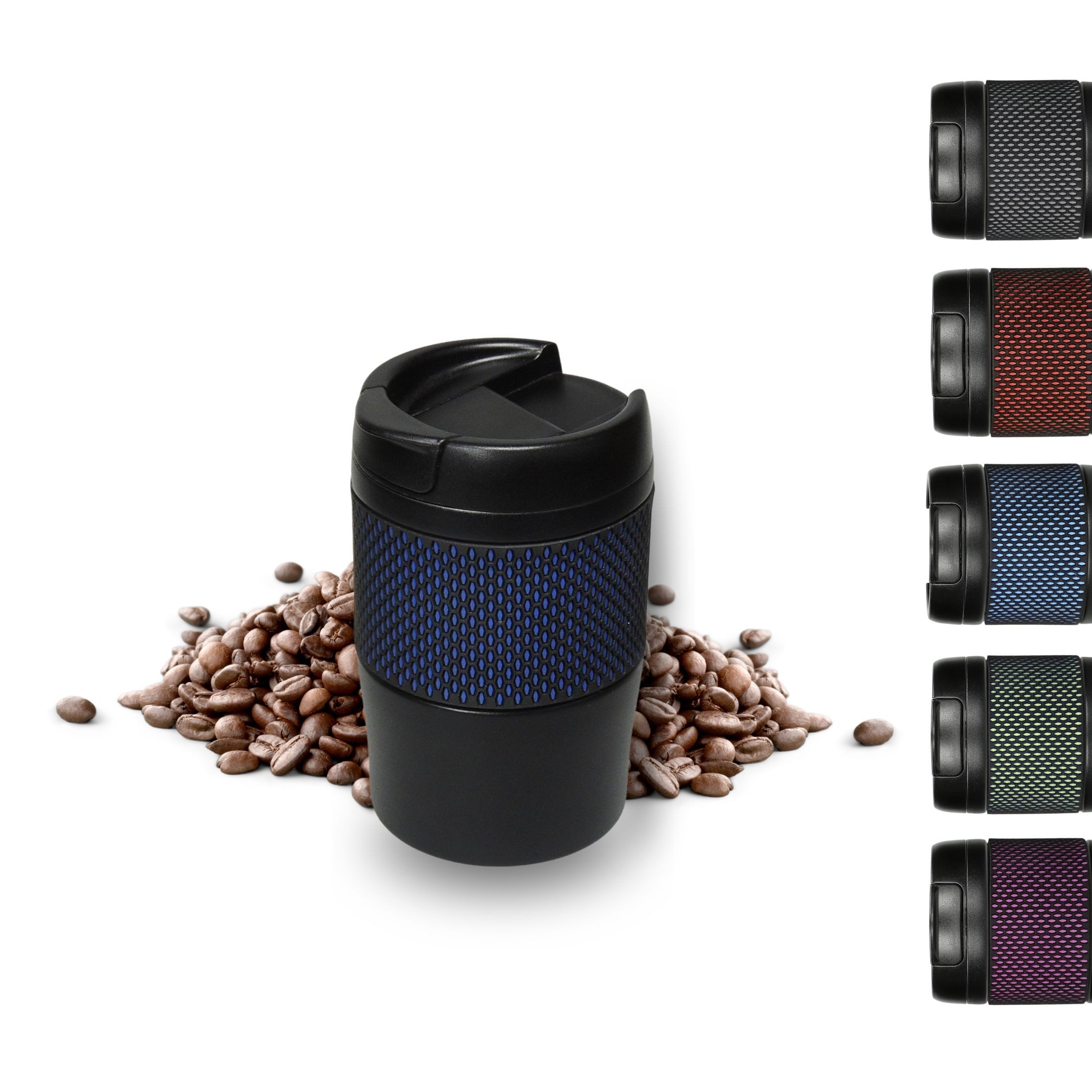 elasto Thermobecher Temptation Kaffeebecher to go Thermo 300ml Becher mit Deckel, Isolierbecher, Teebecher, Termobecher, Coffee to go Becher, coffee mug