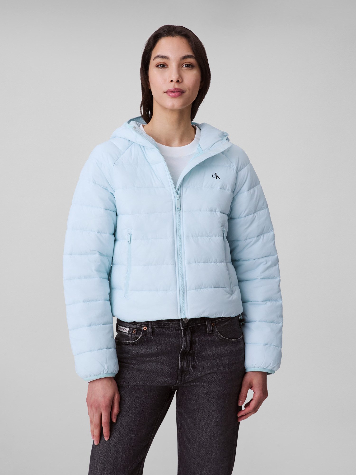 Calvin Klein Jeans Steppjacke LGHTWGHT QLTD JCKT P Mit Rundhalsausschnitt günstig online kaufen