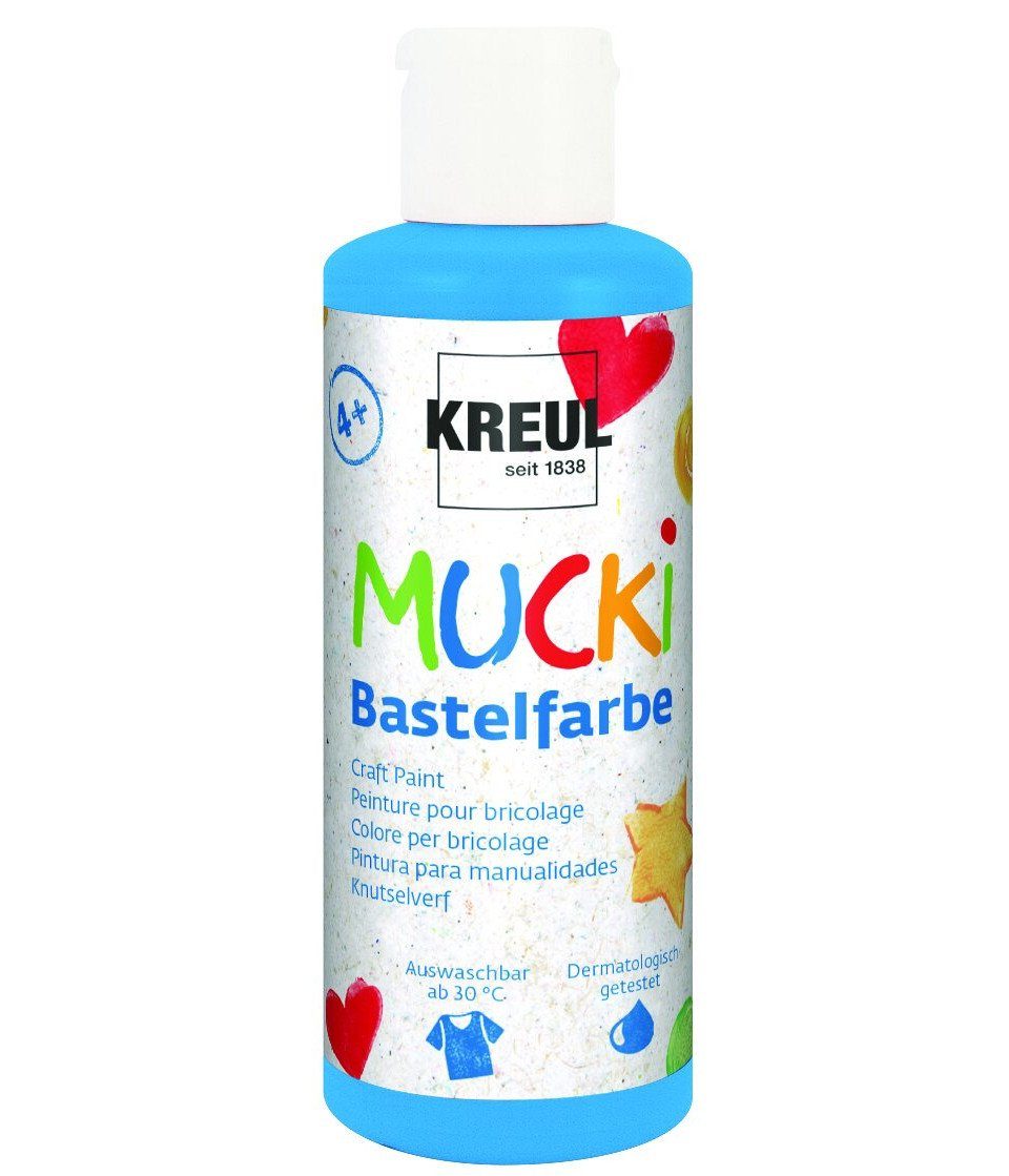 Bastelfarbe Kreul Mucki Bastelfarbe primärblau 80 ml