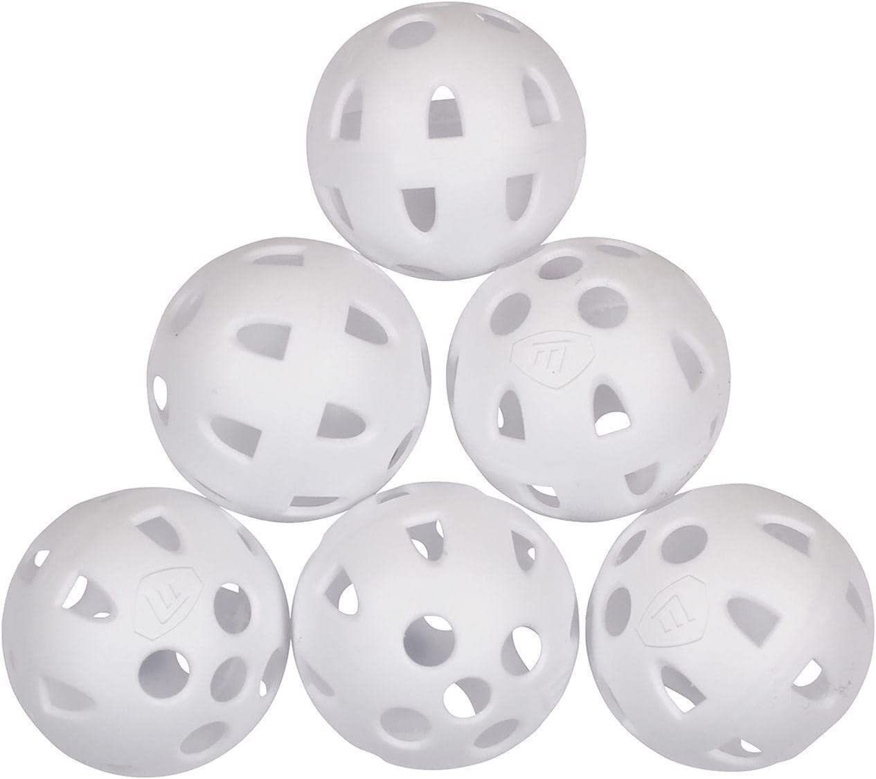 Masters 247 Golfball Masters Golf Airflow XP Golf Übungsbälle 6er Pack Weiss, 6 Stück I Trainingsball | Sportbälle