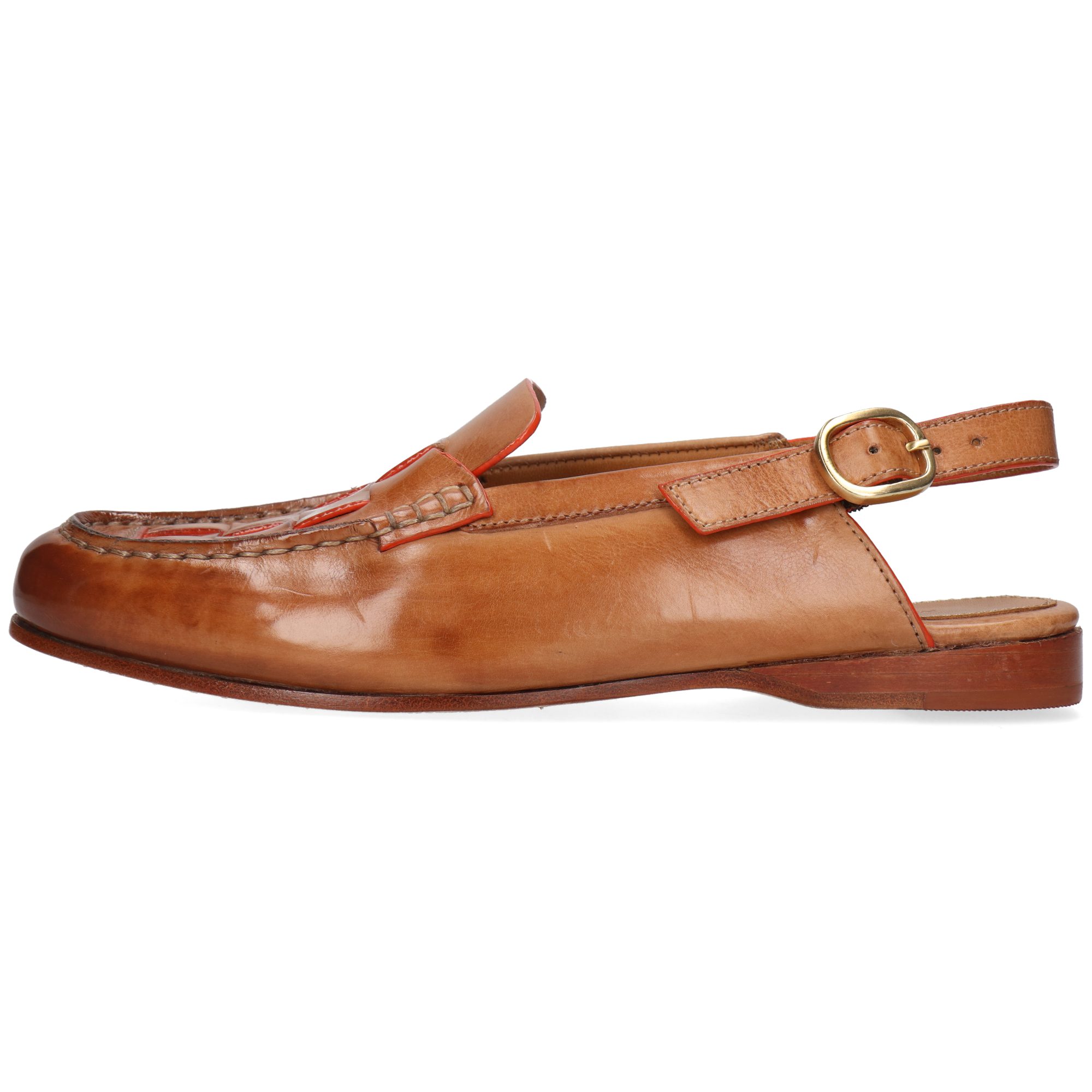 Melvin & Hamilton Julietta 5 Leder-Loafers für Damen Loafer Flache Absätze, Echtes Leder, Vegetabile Gerbung