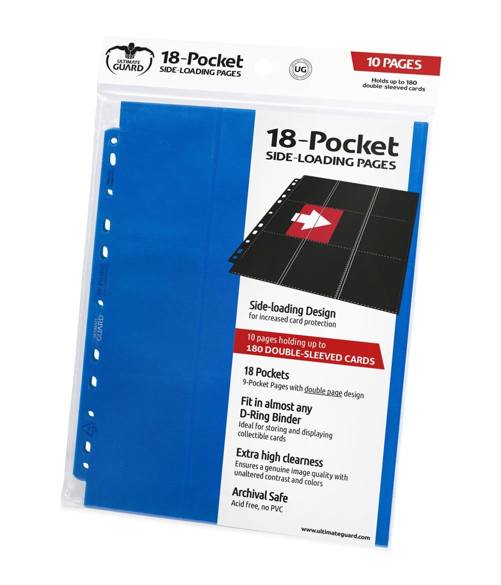 Sammelkarte Ultimate Guard 18-Pocket Pages Side-Loading (10 Stück)
