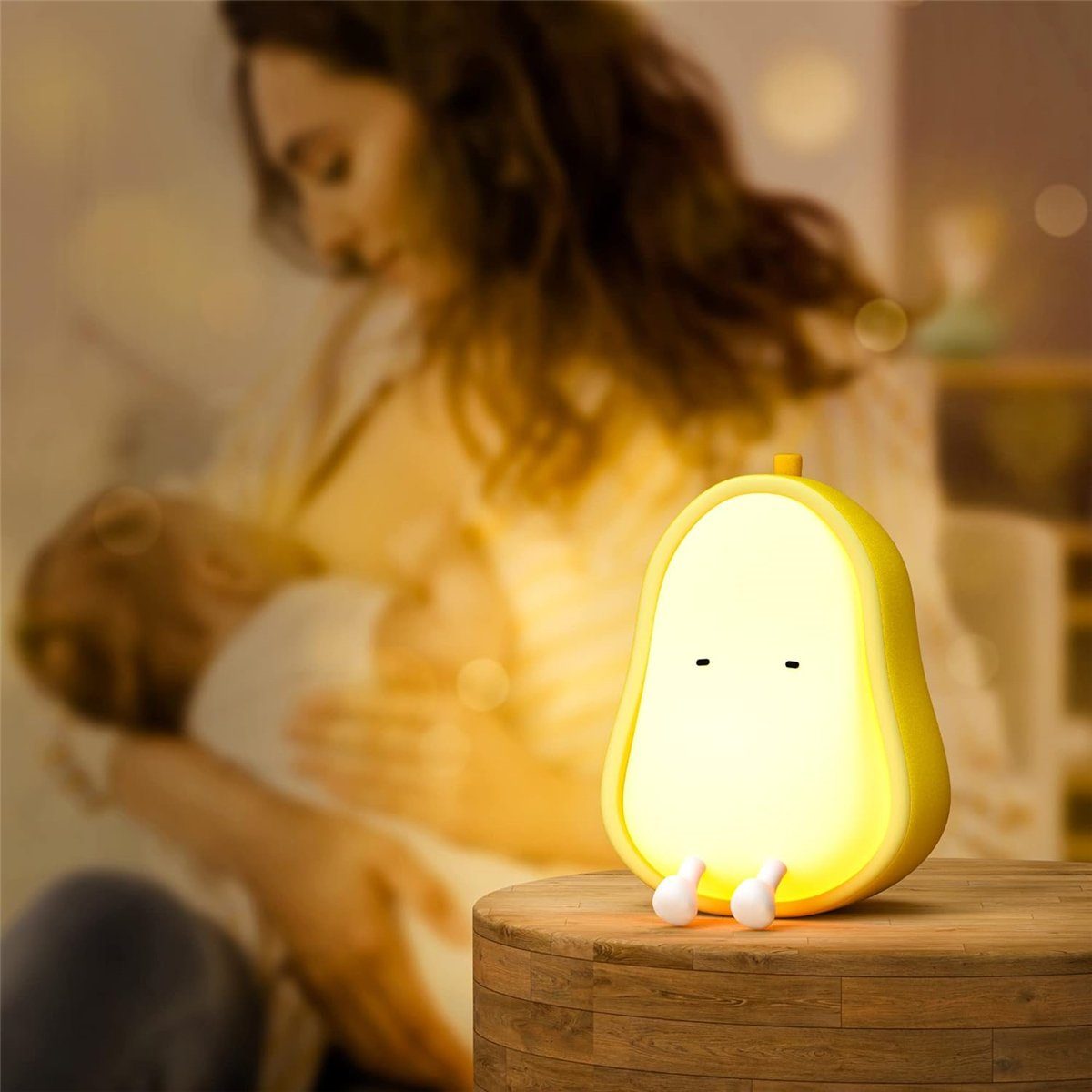 Niedliches LED Baby-Nachtlicht, K&B dimmbar Nachtlicht und wiederaufladbar