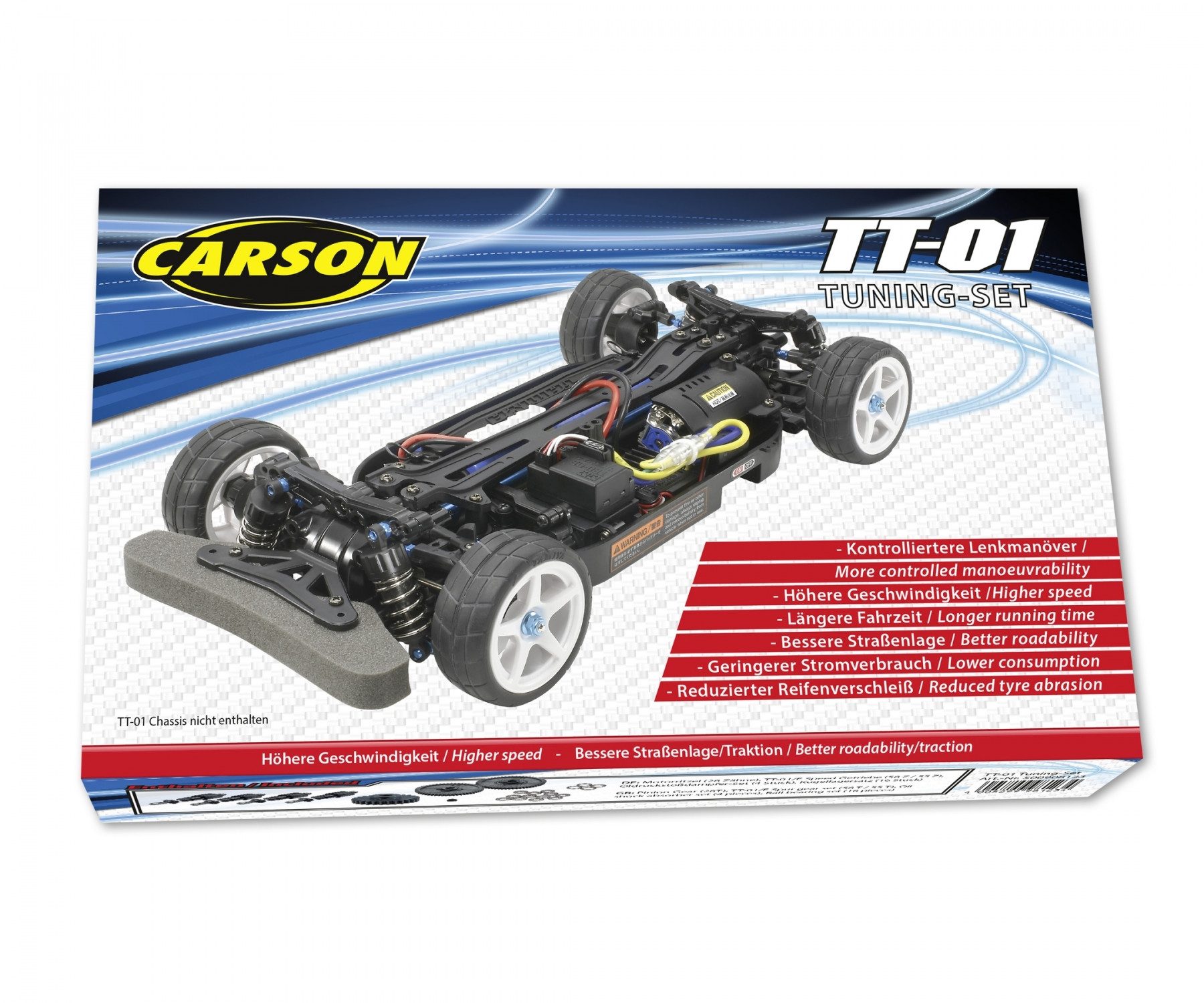 Carson TT-01 / TT-01E Tuning Set für Tamiya RC-Ladegerät