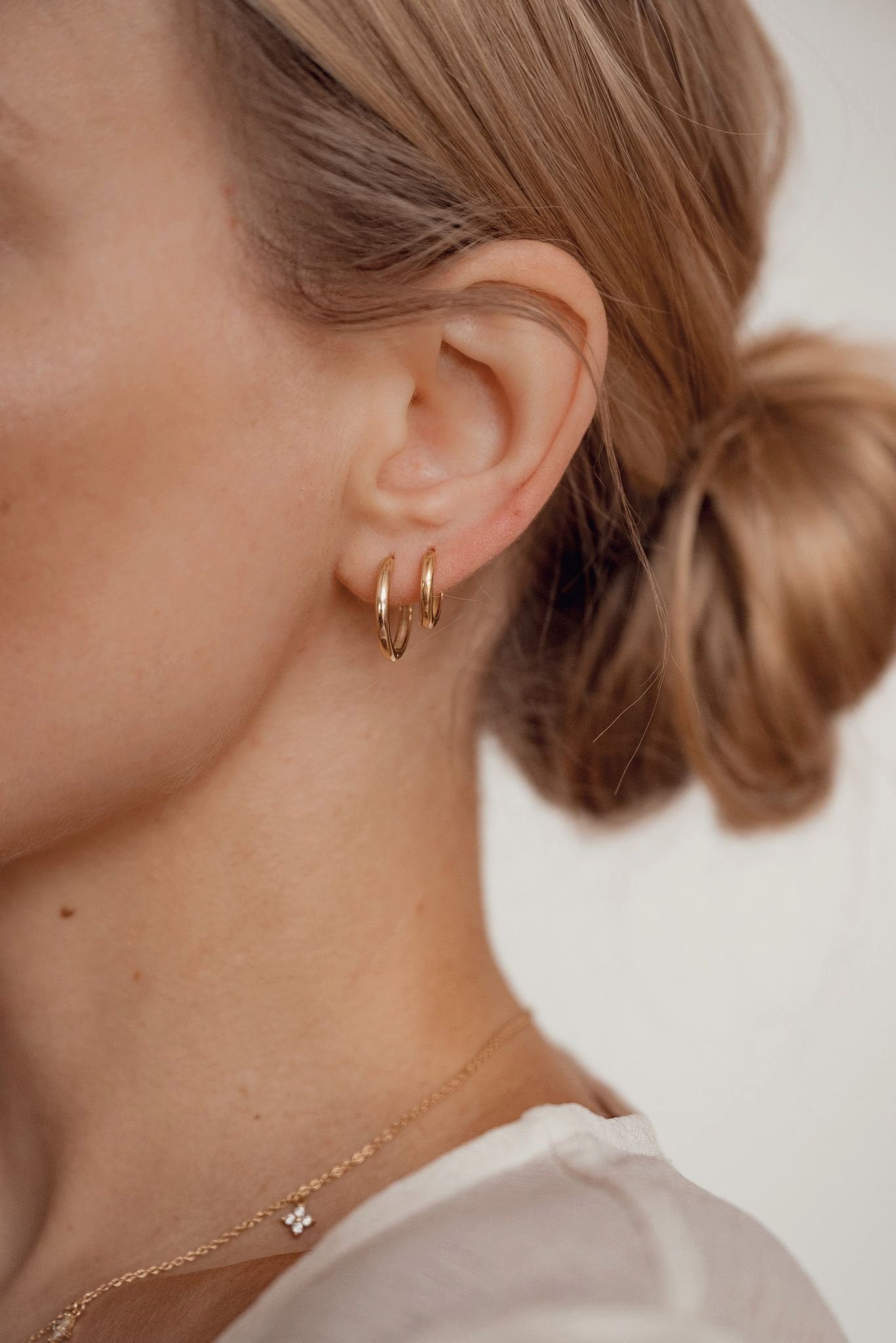 Hey Happiness Creolen-Set Layer Klassisch & Schlicht, Basic Silber Ohrringe günstig online kaufen