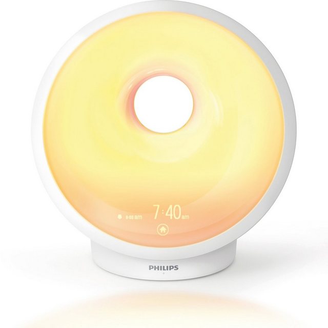 Philips Tageslichtwecker »Sleep and Wake-up Light HF3650/01« mit simulierten Sonnenauf-und-untergang, RelaxBreath für entspannten Schalf, 7 Wecktönen und UKW-Radio-Otto