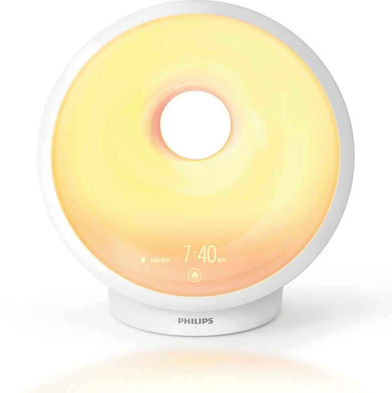 Philips Tageslichtwecker »Sleep and Wake-up Light HF3650/01« mit simulierten Sonnenauf-und-untergang, RelaxBreath für entspannten Schalf, 7 Wecktönen und UKW-Radio
