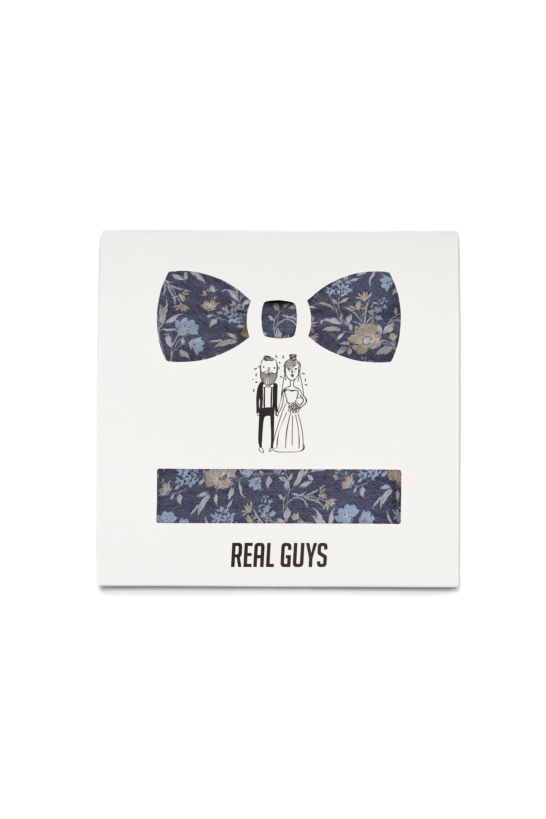 REAL GUYS by J.PLOENES Fliege 5826FSET (2-St) Set bestehend aus Fliege und Einstecktuch