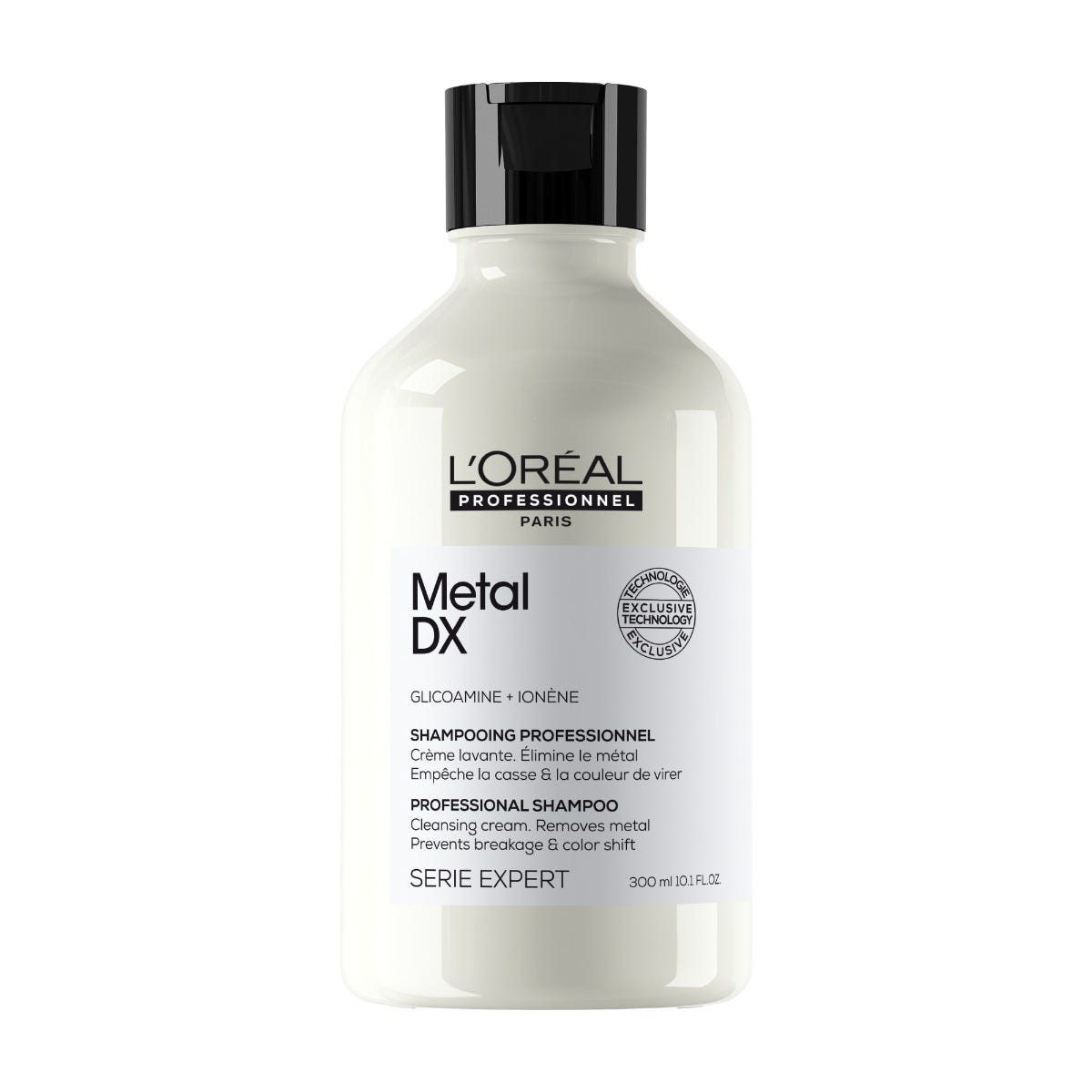 L'ORÉAL PROFESSIONNEL PARIS Haarshampoo L'Oréal Metal DX Shampoo 300 ml gegen Metallablagerungen im Haar, 1-tlg., Reduziert Haarbruch sichtbar bereits nach wenigen Anwendungen