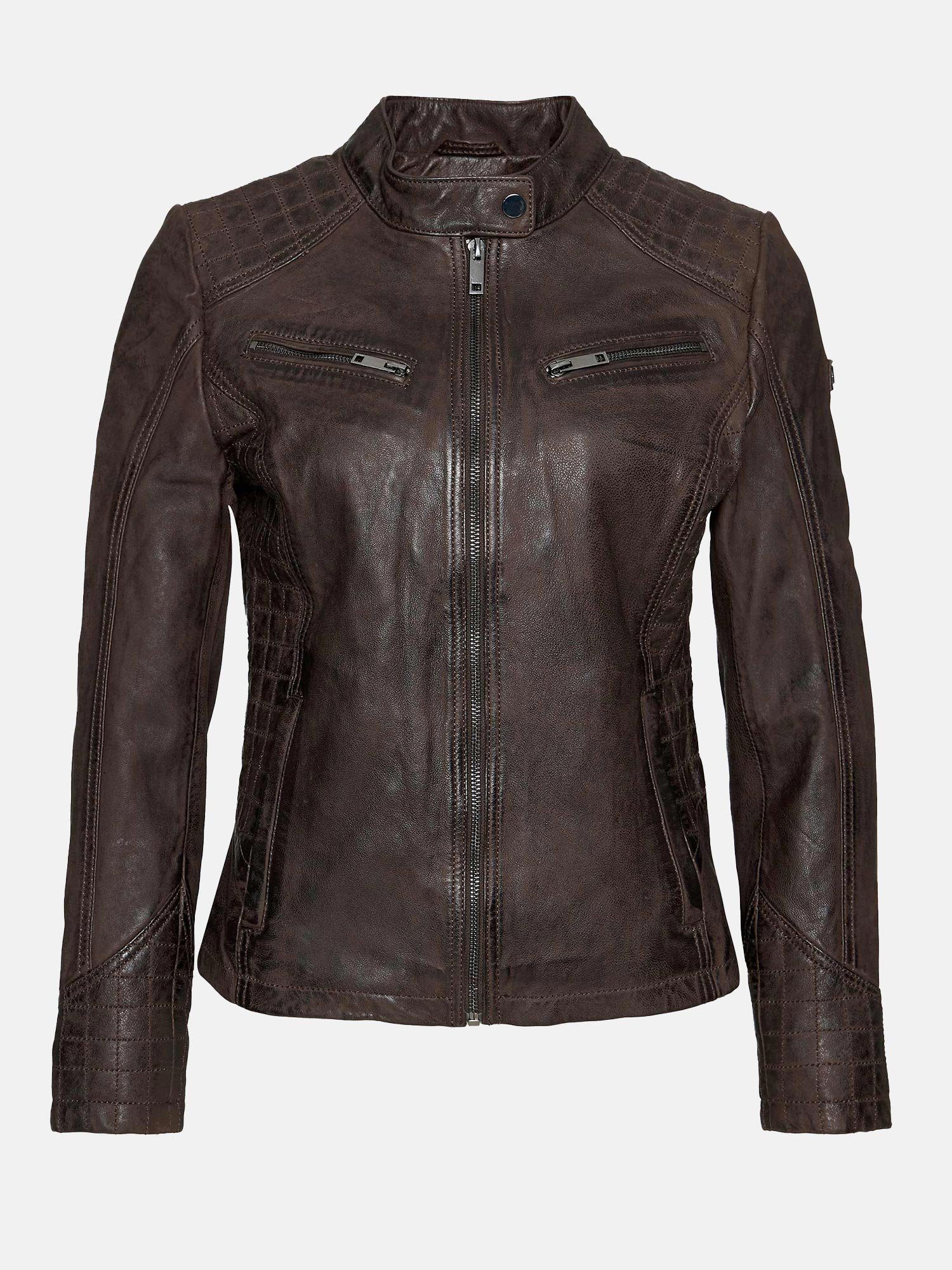 Lederjacke F522