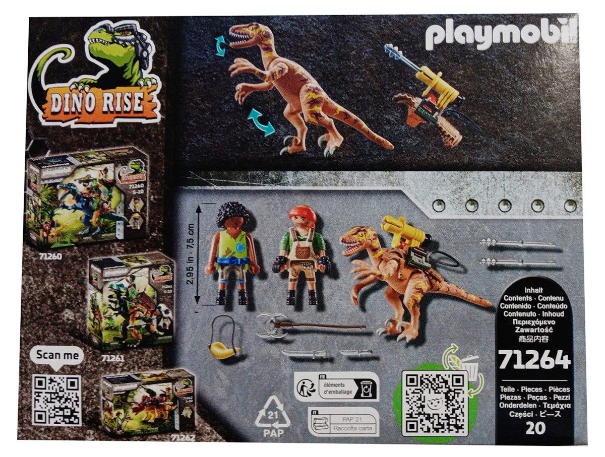 Playmobil® Actionfigur Playmobil 71264 Dino Rise Deinonychus beweglich mit günstig online kaufen