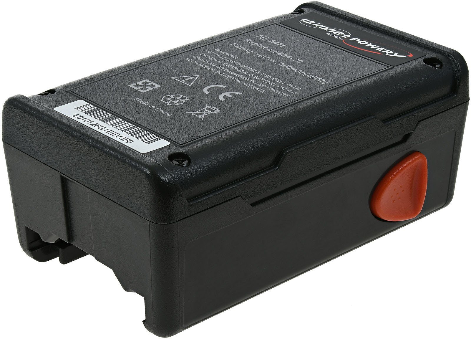 Powery Powerakku für Gardena SmallCut 300 Akku 2500 mAh (18 V)