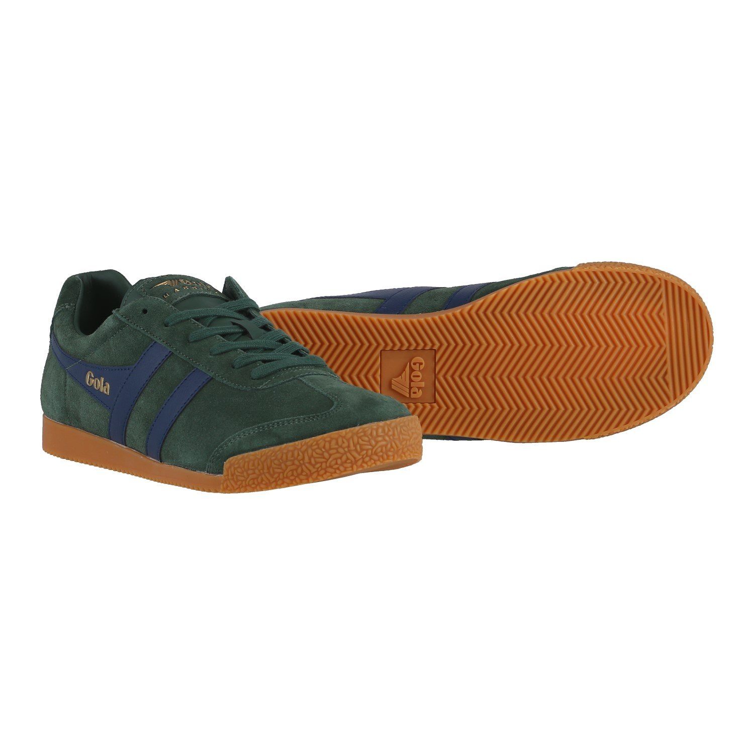 Gola Harrier Suede-Leder 2025 dunkelgrün/navyblau Herren Sneaker günstig online kaufen