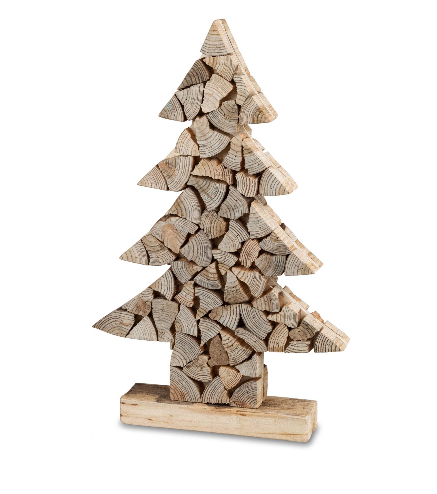 formano Dekoobjekt Weihnachtsbaum 575258 – Holz Dekoobjekt – 52 cm –, Winter & Weihnachtsdeko